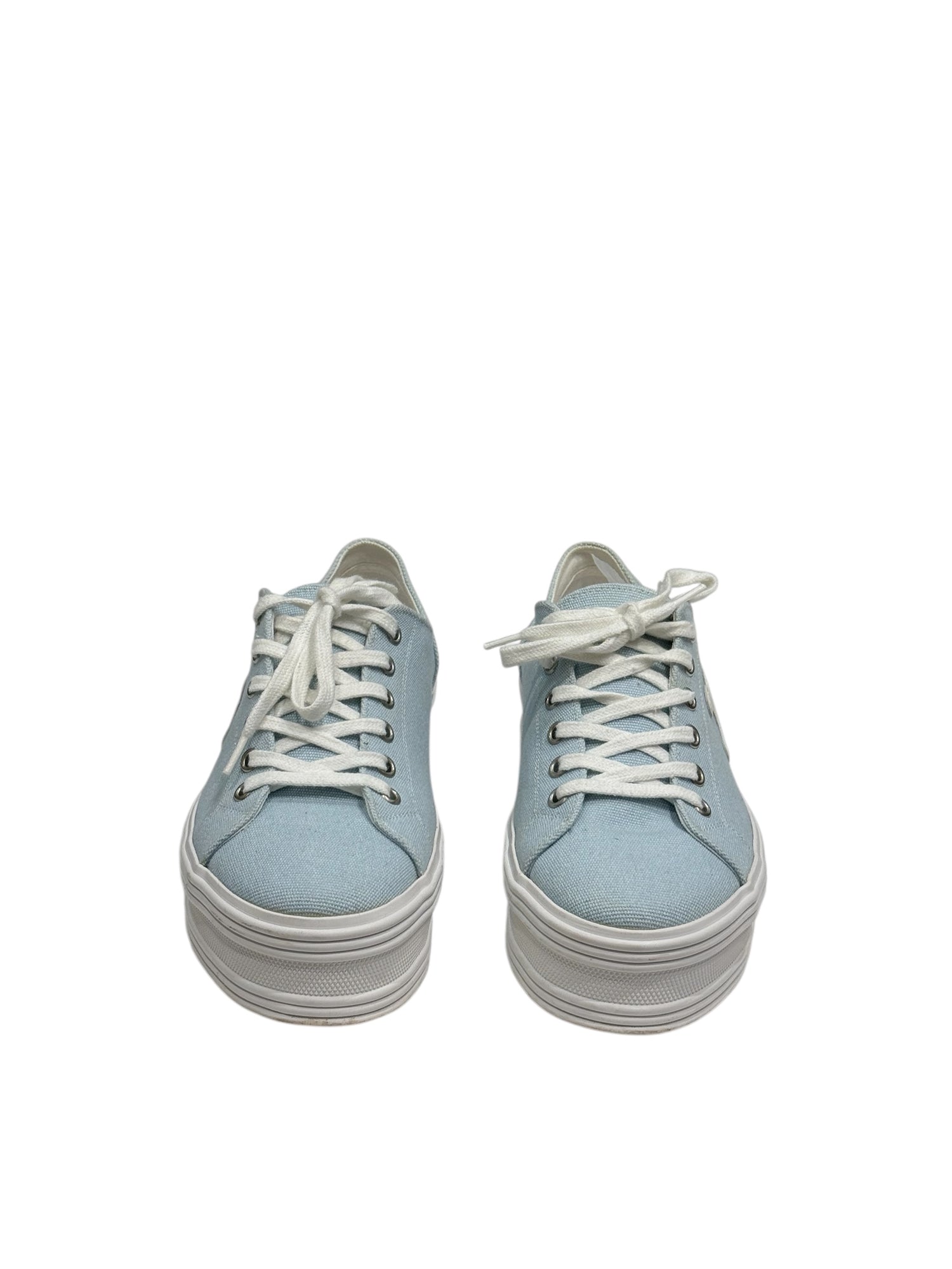 Celine - Baskets Jane aus Himmelblauem Canvas T39