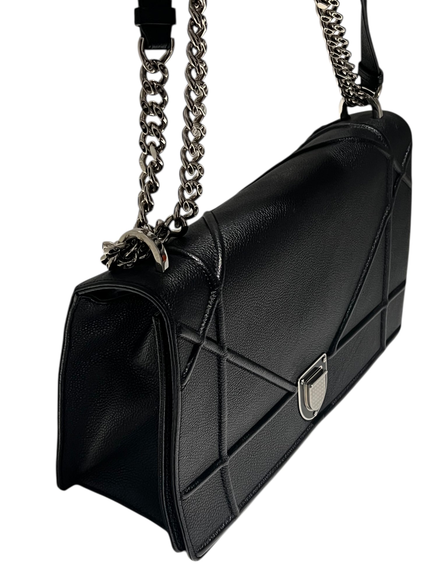 Dior - sac Diorama cuir noir