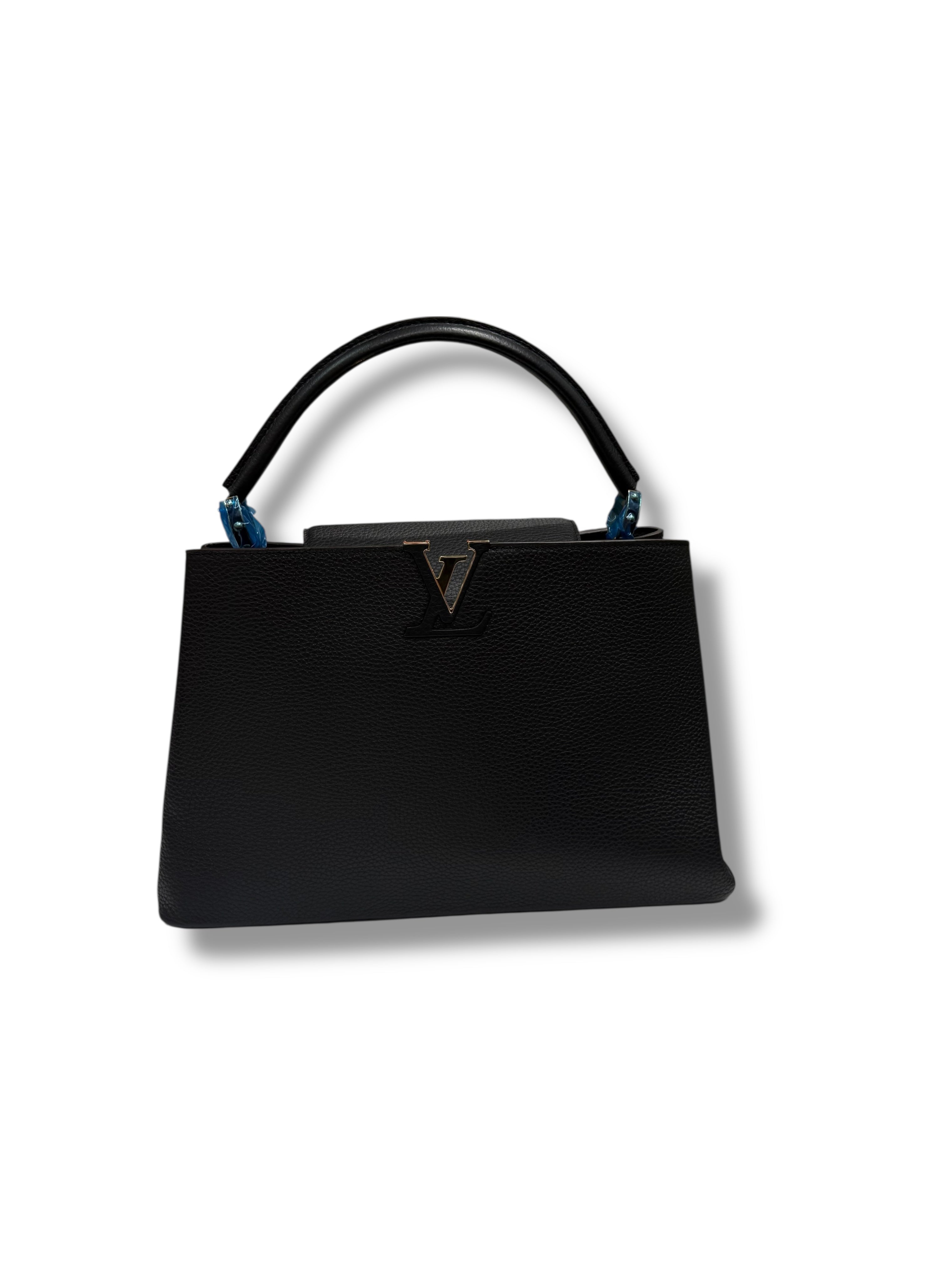 Louis Vuitton - Sac Capucines noir GM