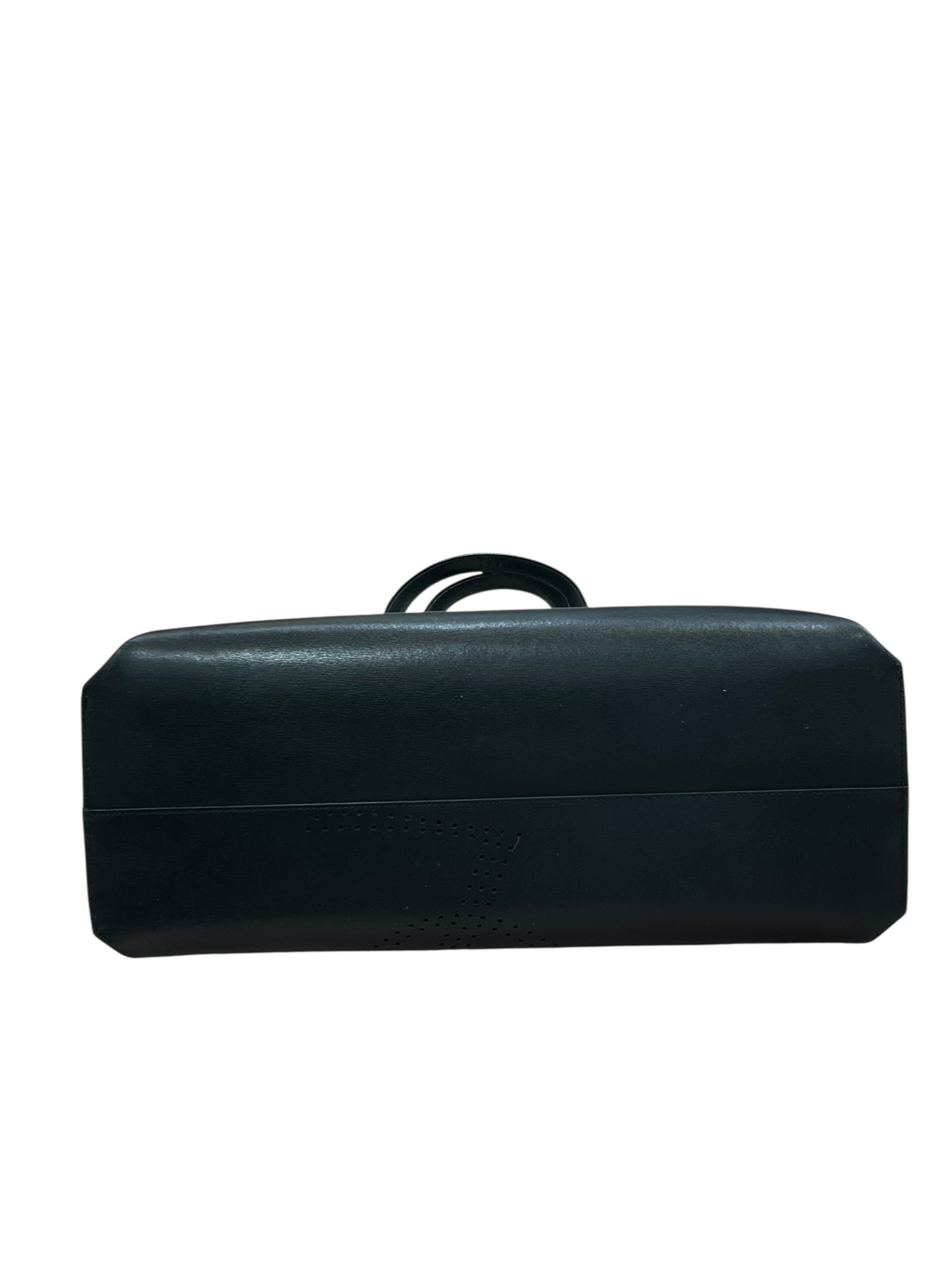 Saint Laurent - sac cabas cuir noir Y