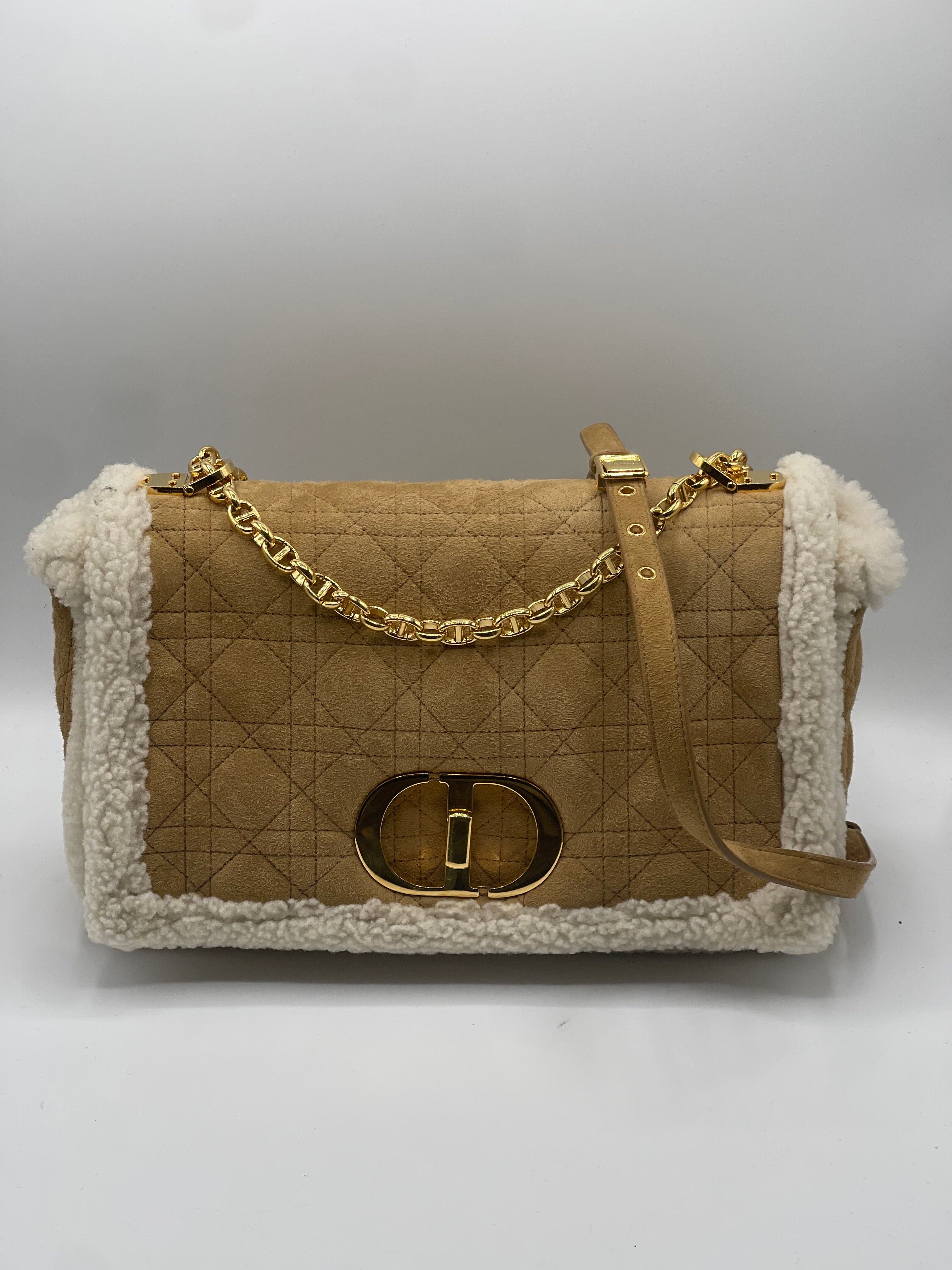 Dior Large beige Caro bag Les Folies d Eugenie