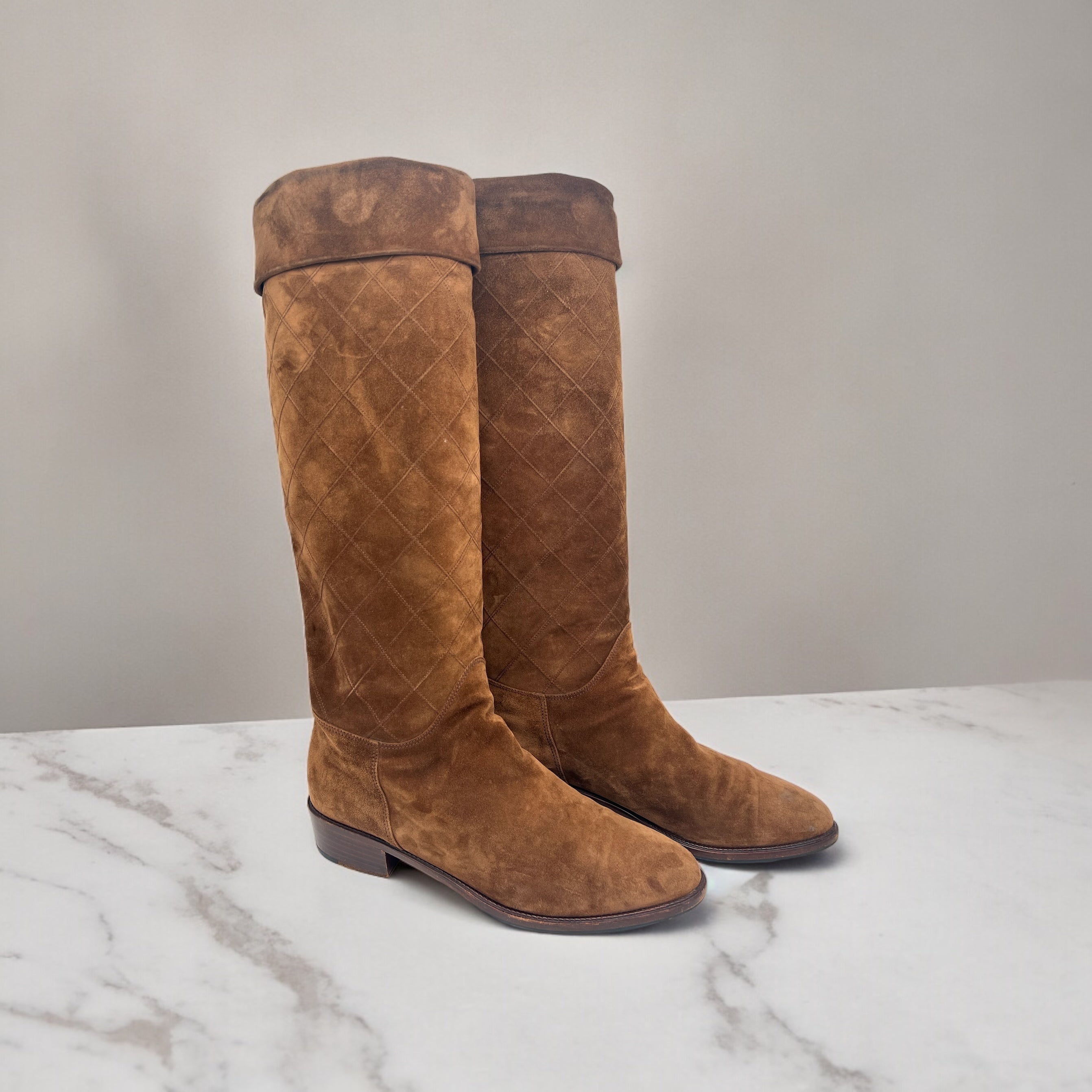 Chanel Bottes matelassées