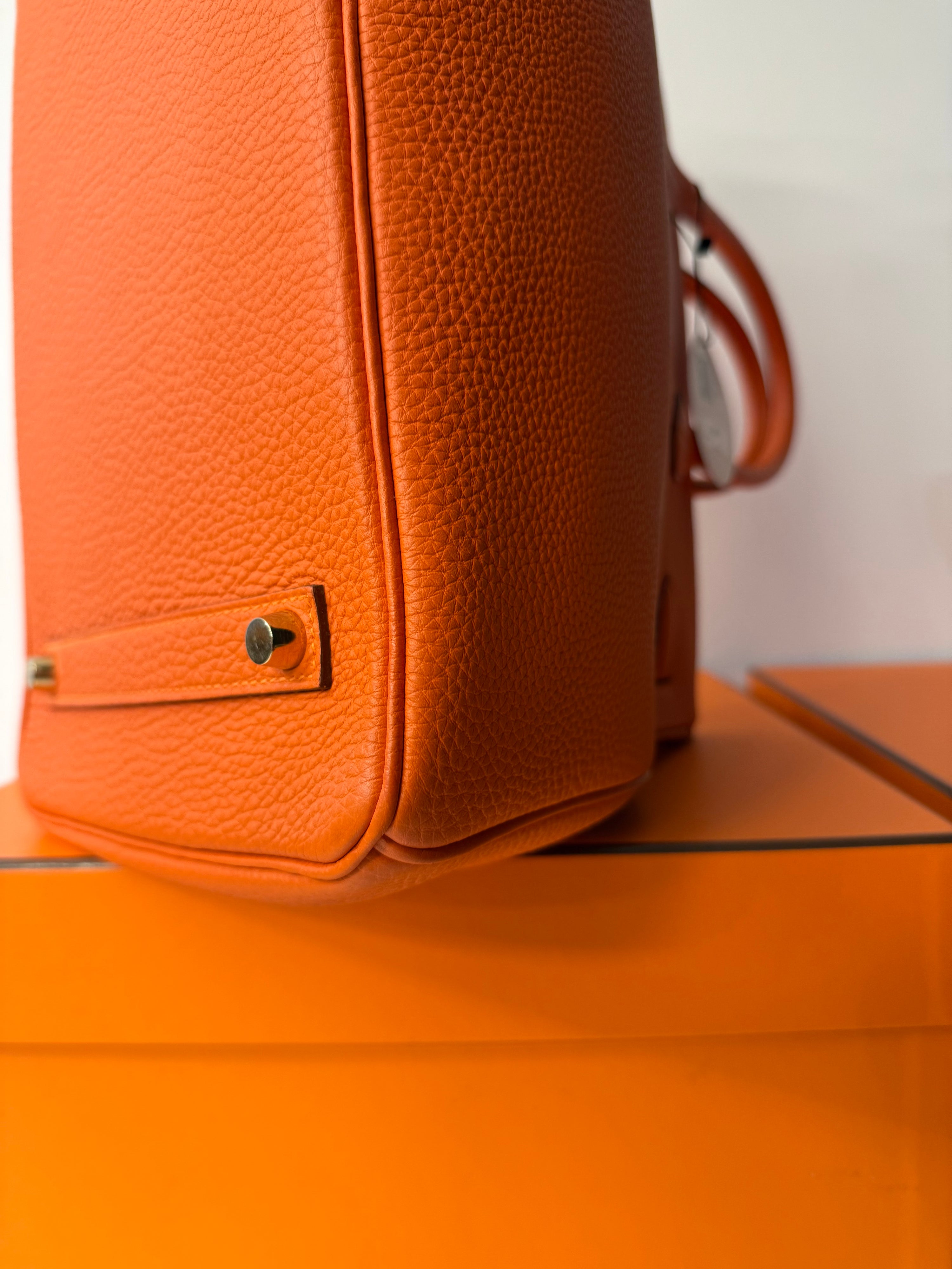 Hermès - Borsa Birkin 35 arancione