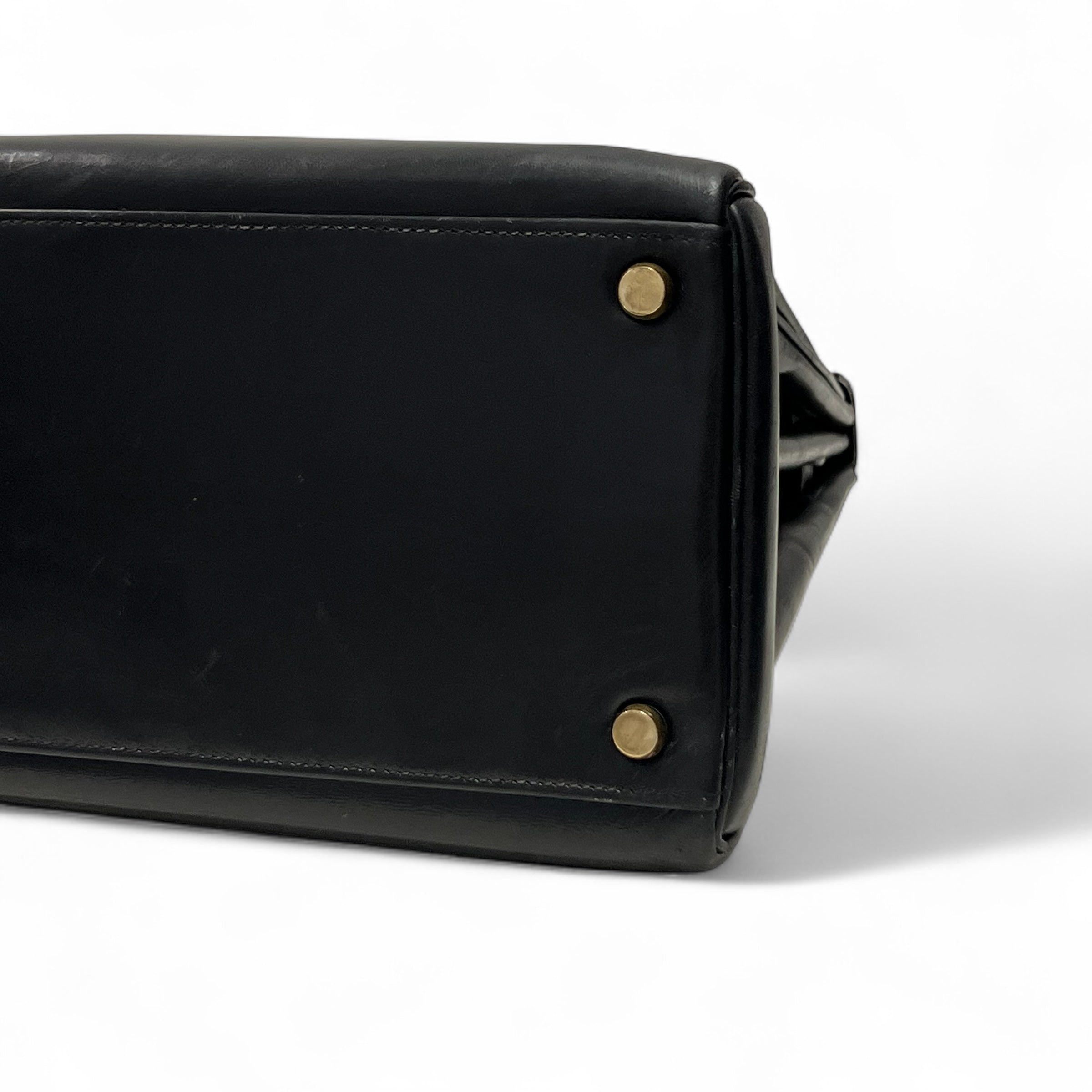 Hermès - Sac Kelly 35 vintage cuir Box