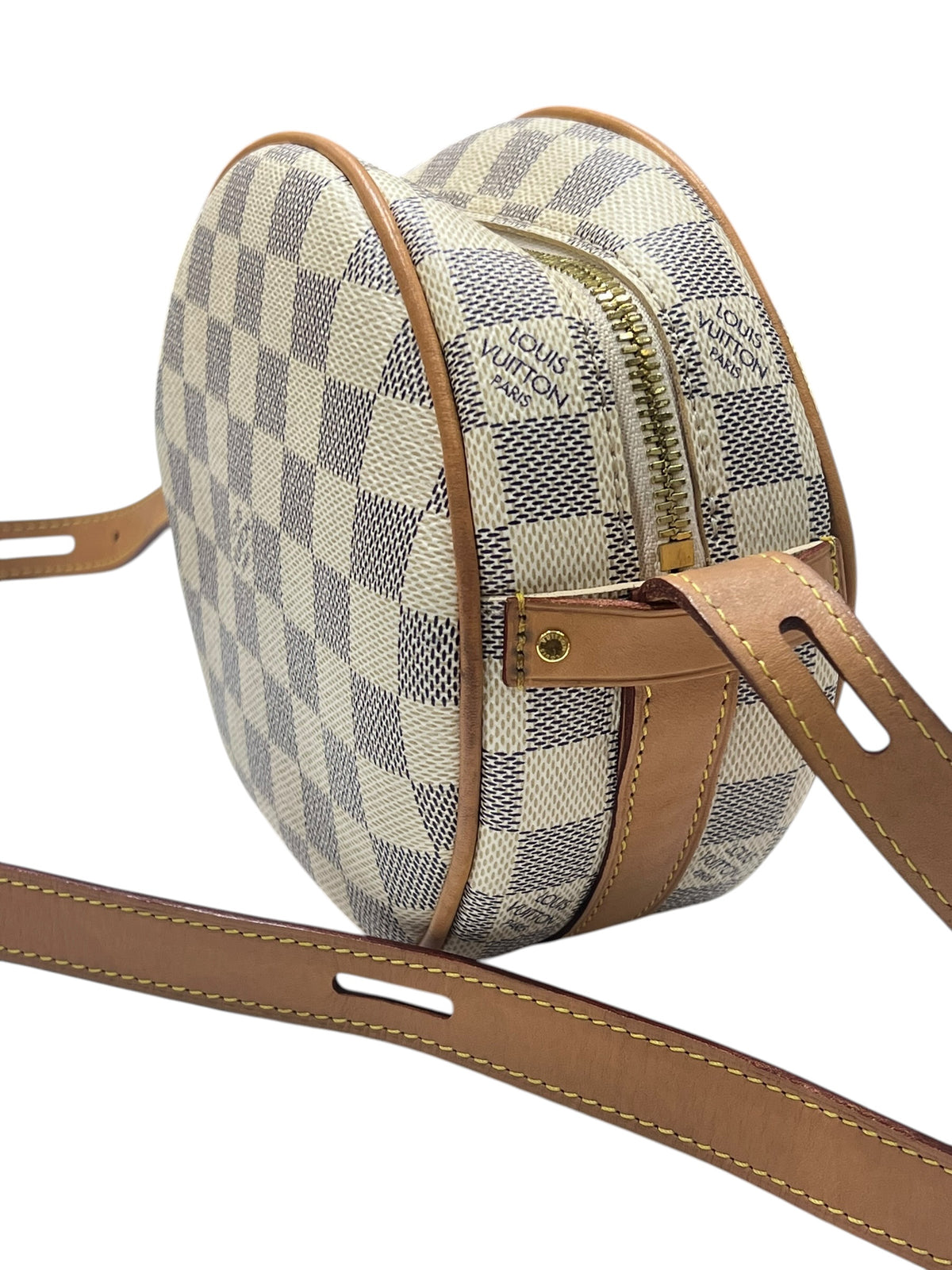 Louis Vuitton - sac boîte à chapeaux toile damier azur