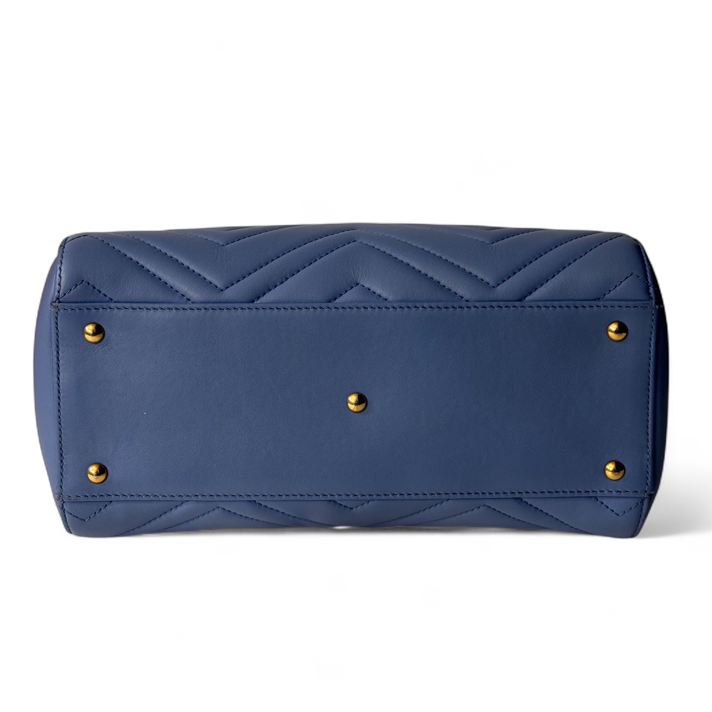 Gucci - Sac à main Marmont bleu