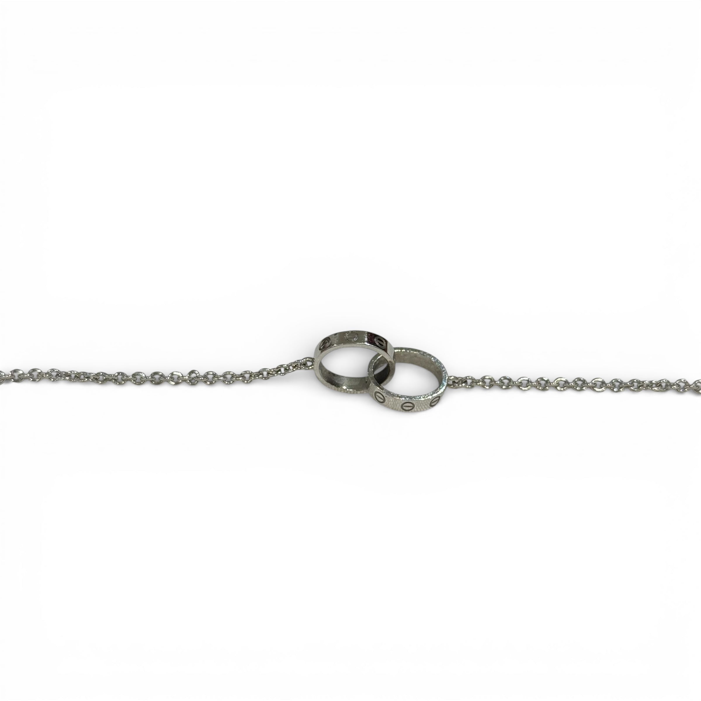 Cartier - Bracelet Love entrelacé Or gris