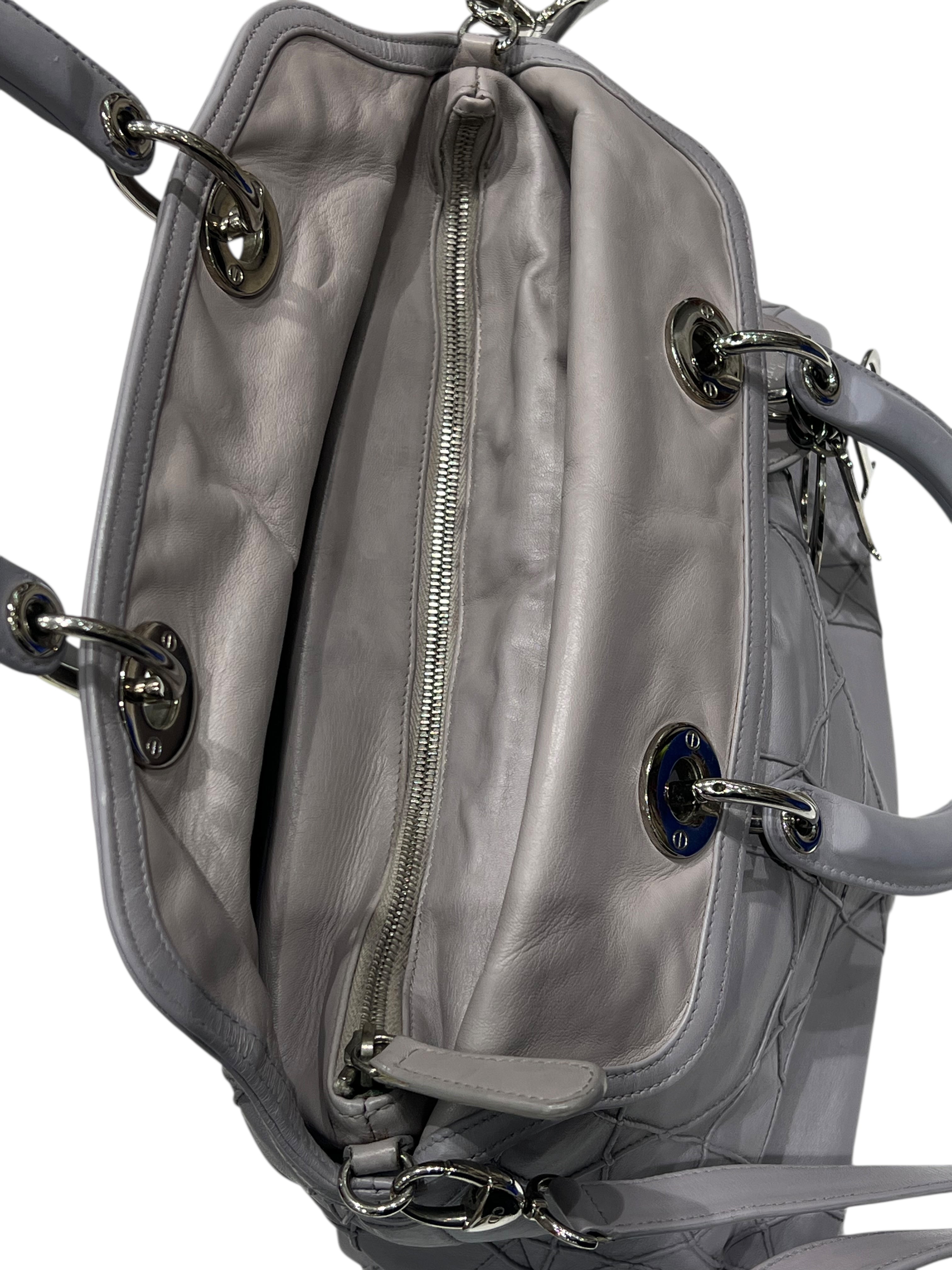 Dior - sac Granville gris mauve