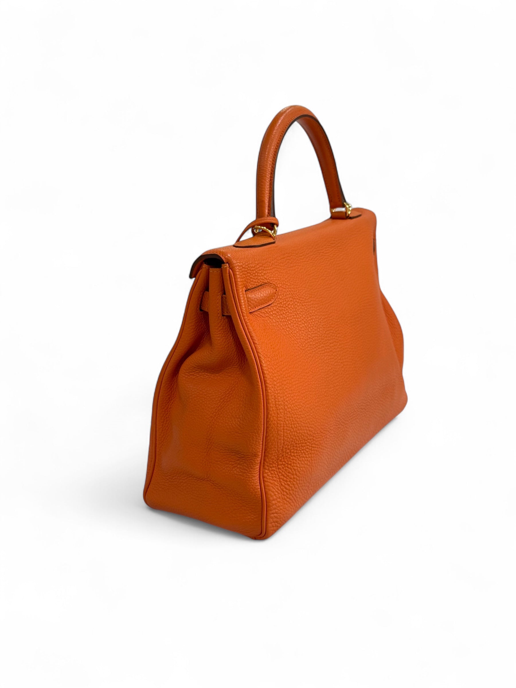 Hermès - Sac Kelly 35 orange