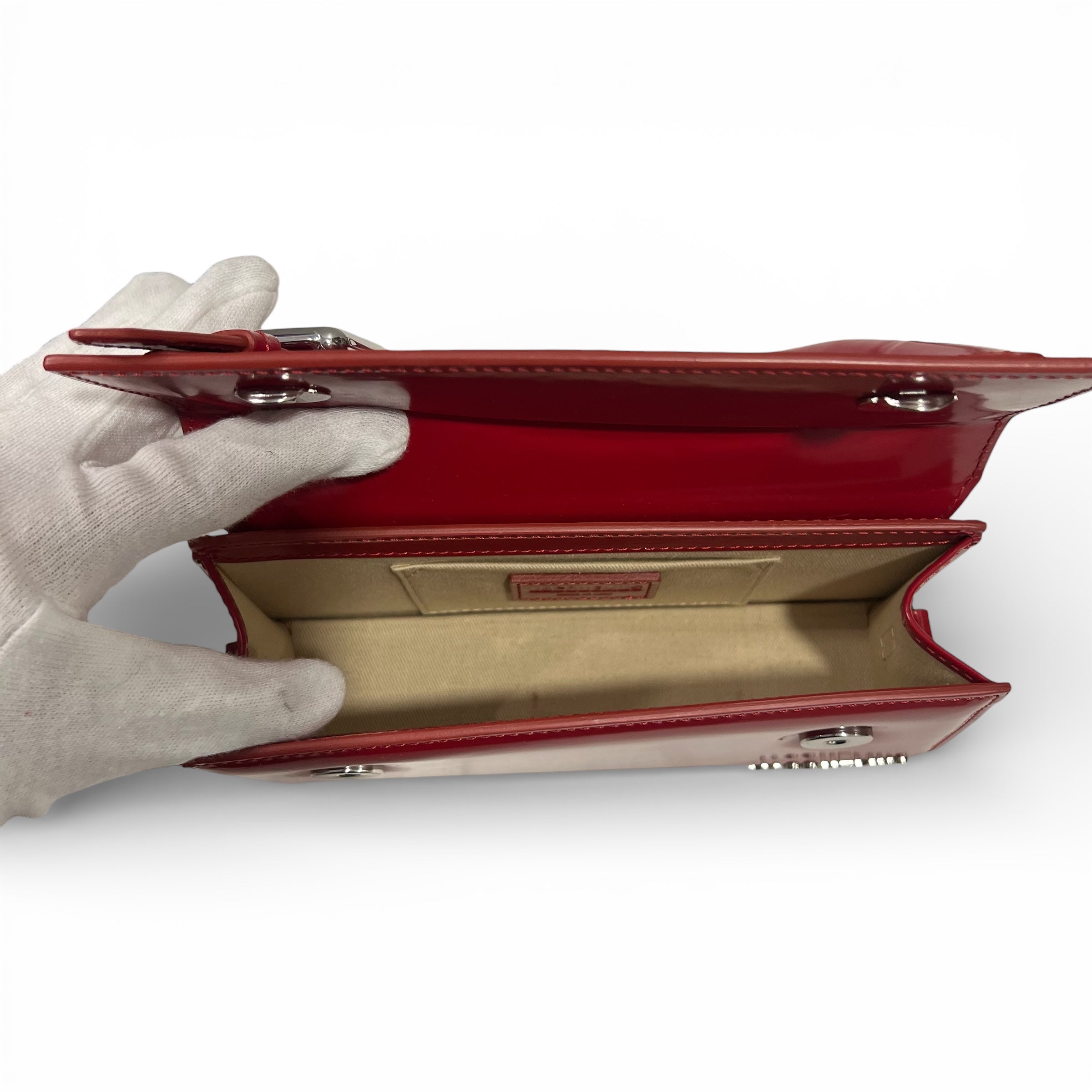 Jacquemus - Sac Chiquito long rouge vernis