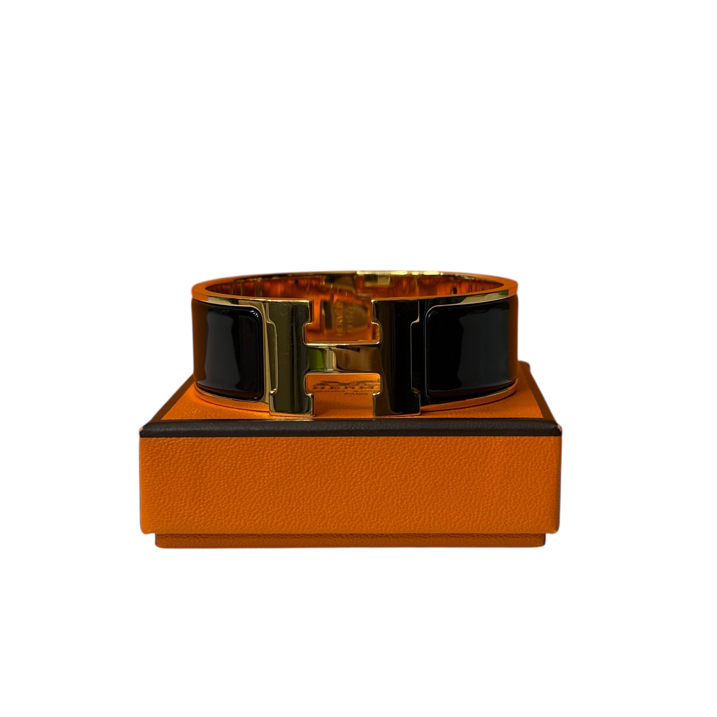 Hermès - Bracelet Clic Clac H noir