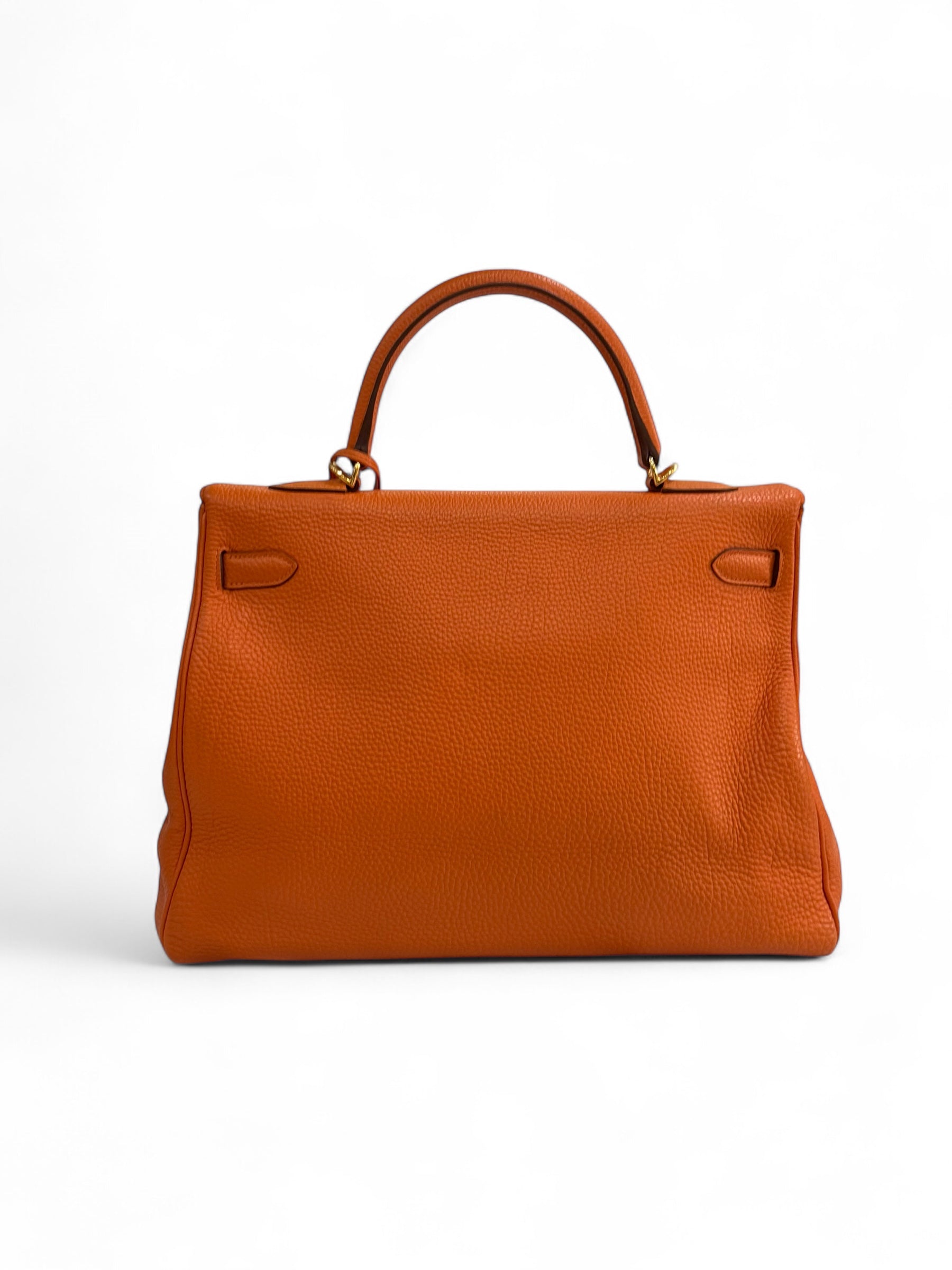 Hermès - Sac Kelly 35 orange