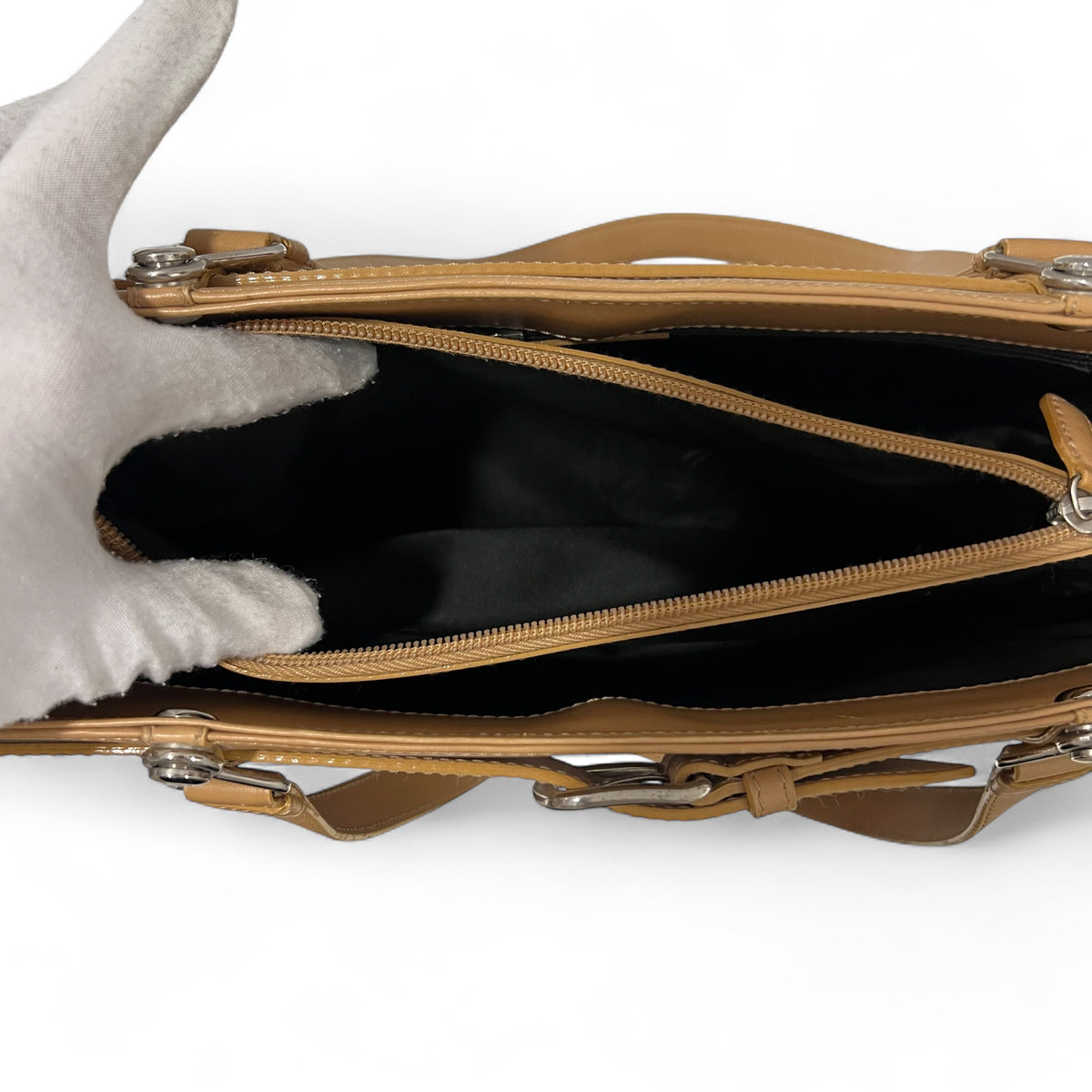 Dior - Schräg gewebte Segeltuchtasche
