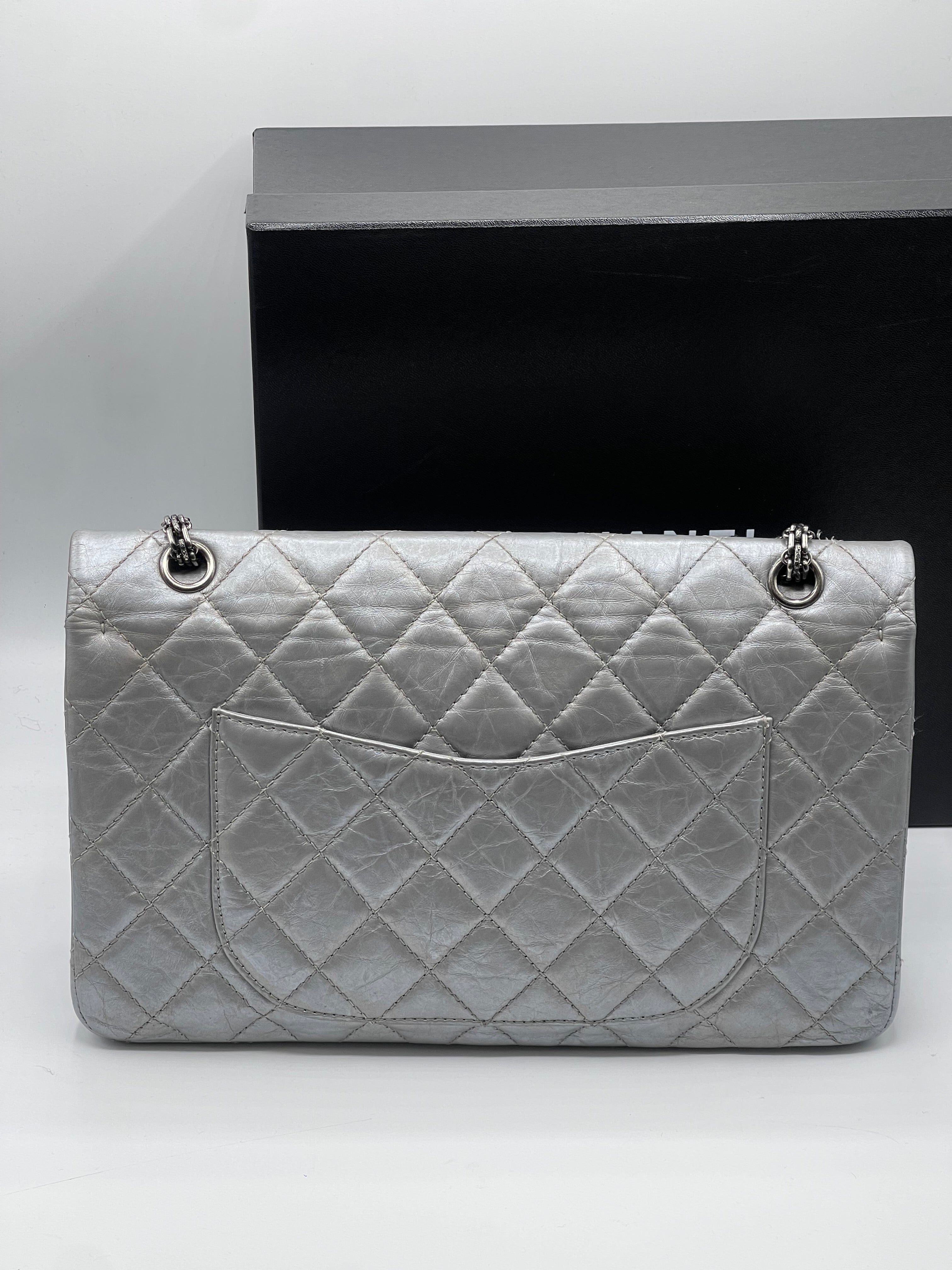Chanel - Sac 2.55 227 Silver