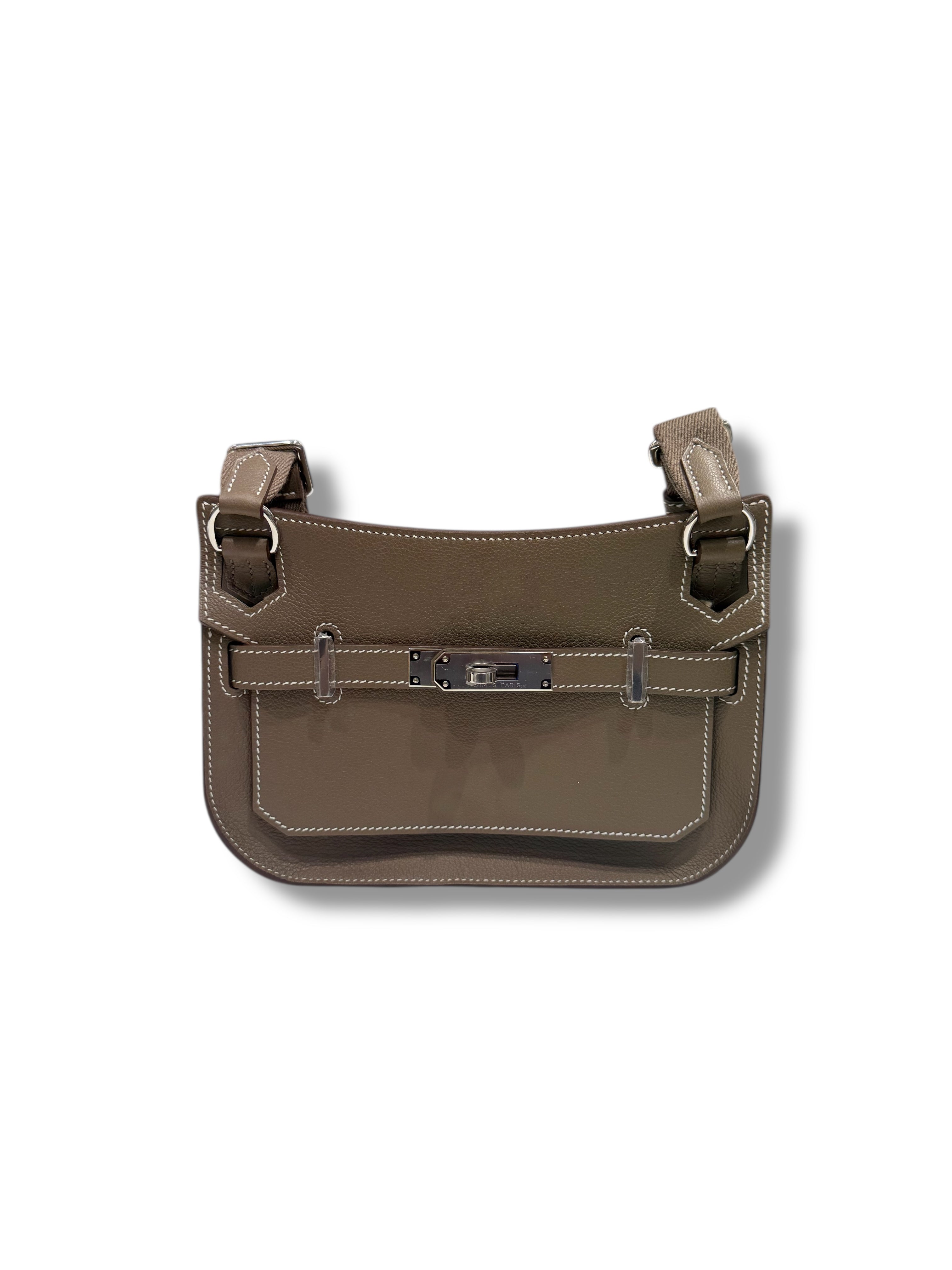 Hermès - Sac Mini Jypsiere 20 Étoupe