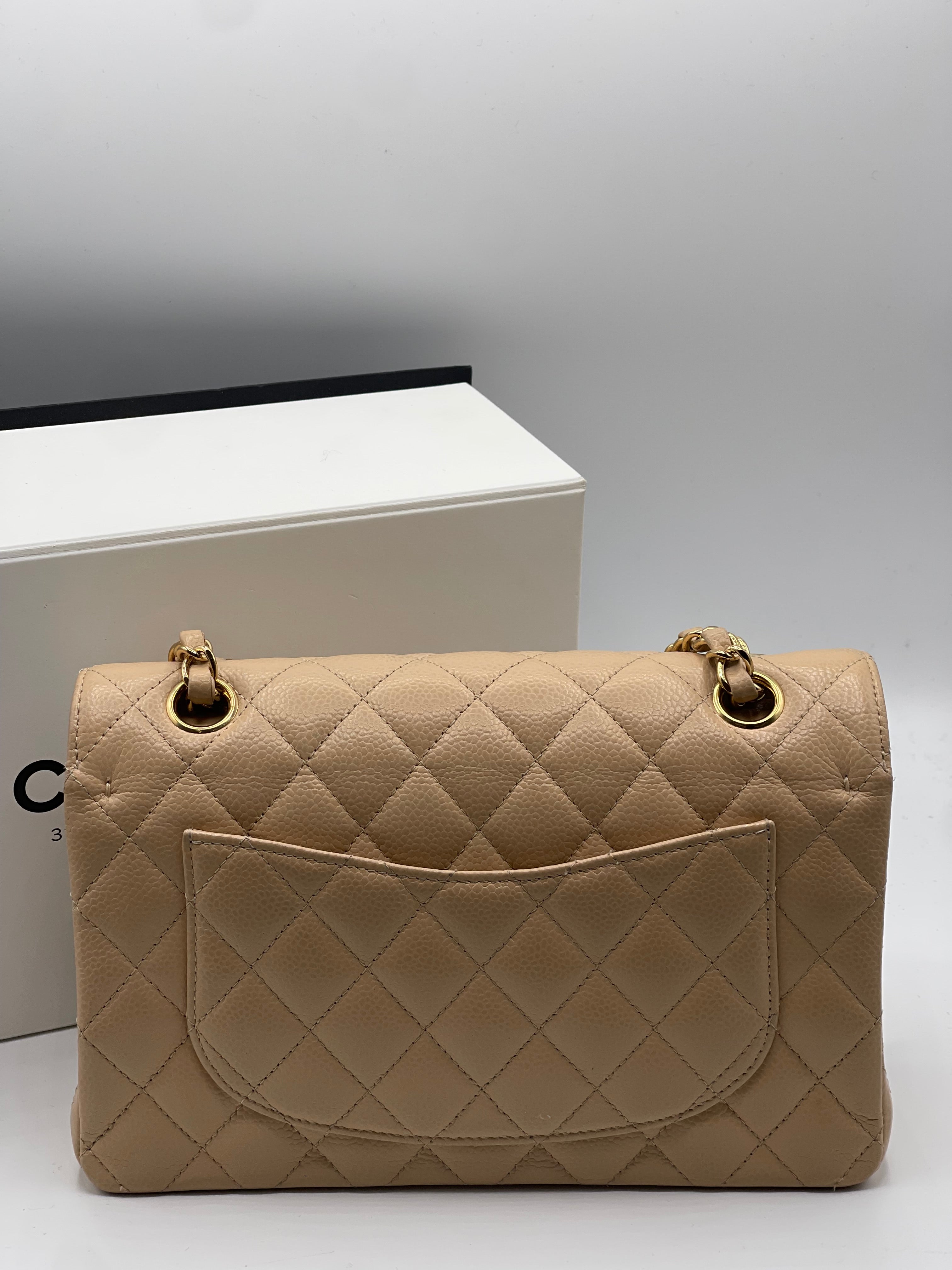 Chanel - Borsa Mini Timeless 23 beige