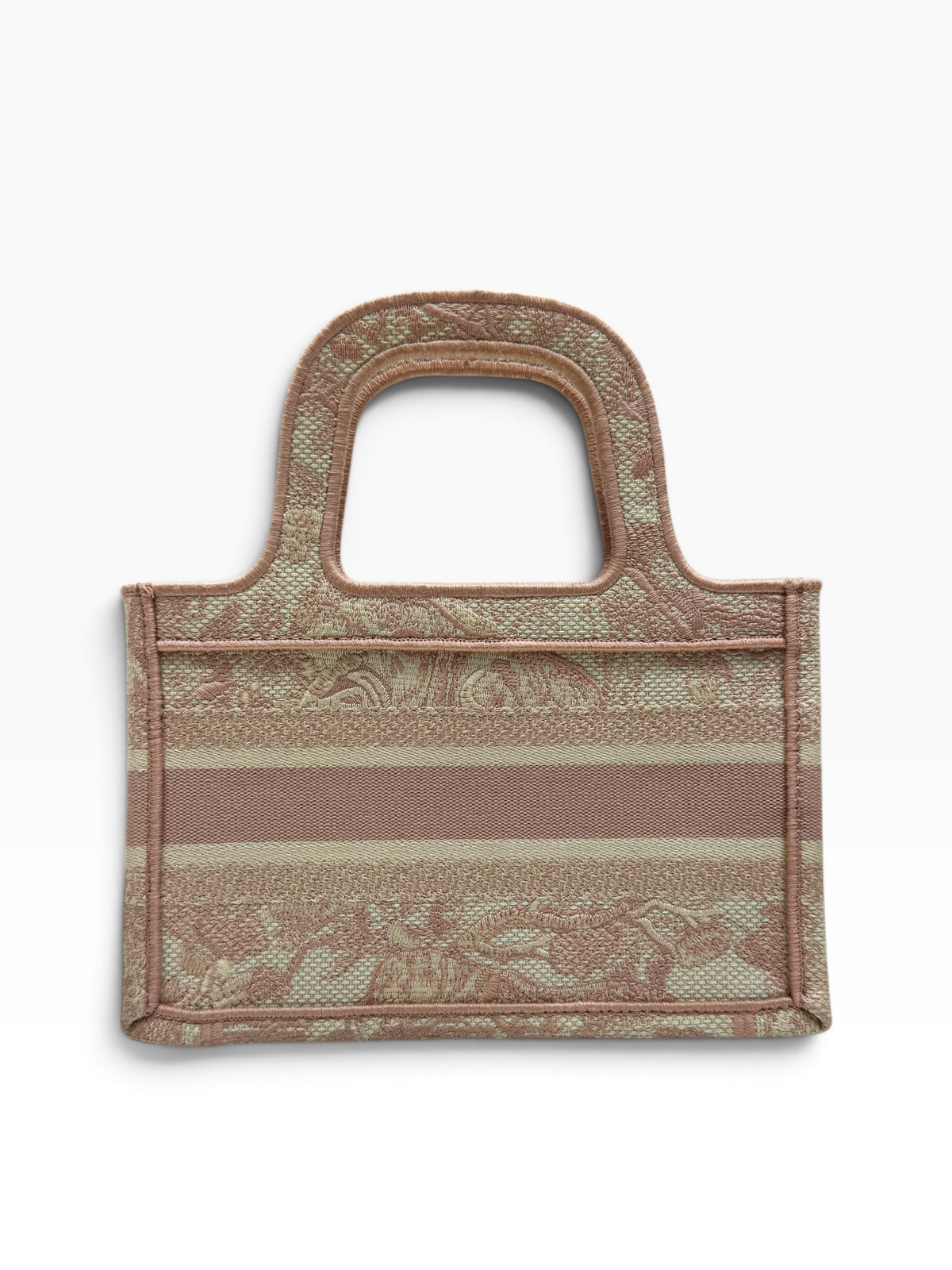 Dior - Mini Book Tote en toile de Jouy