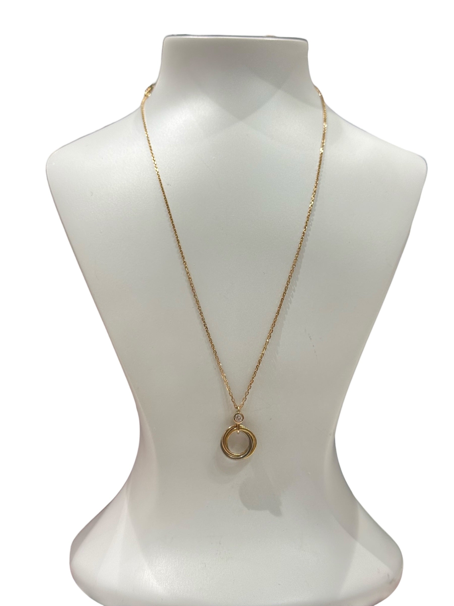 Cartier Collier Pendentif Trinity Avec Diamant | Les Folies d’Eugénie