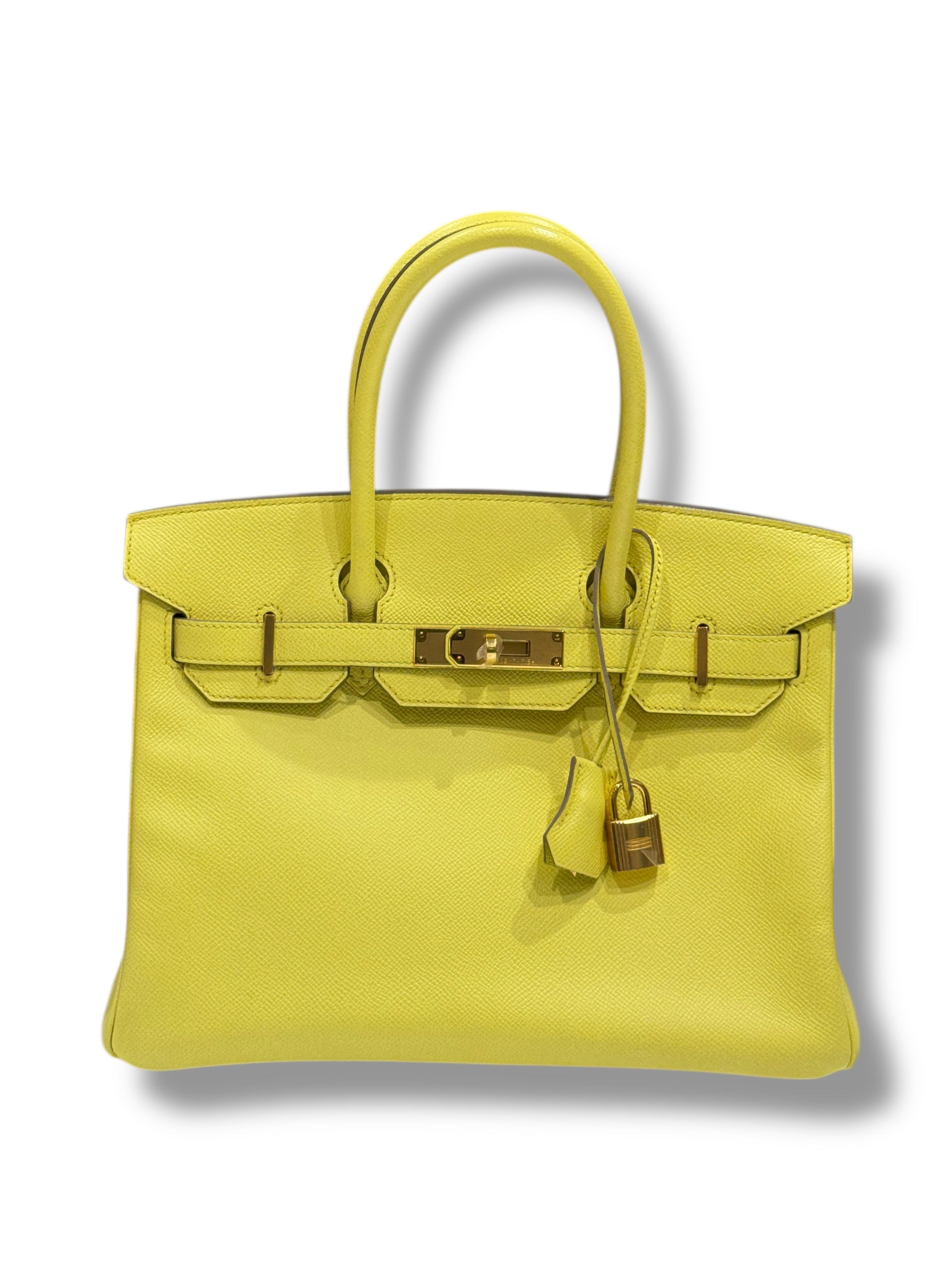 Hermès - Birkin 30 Lime Epsom GHW