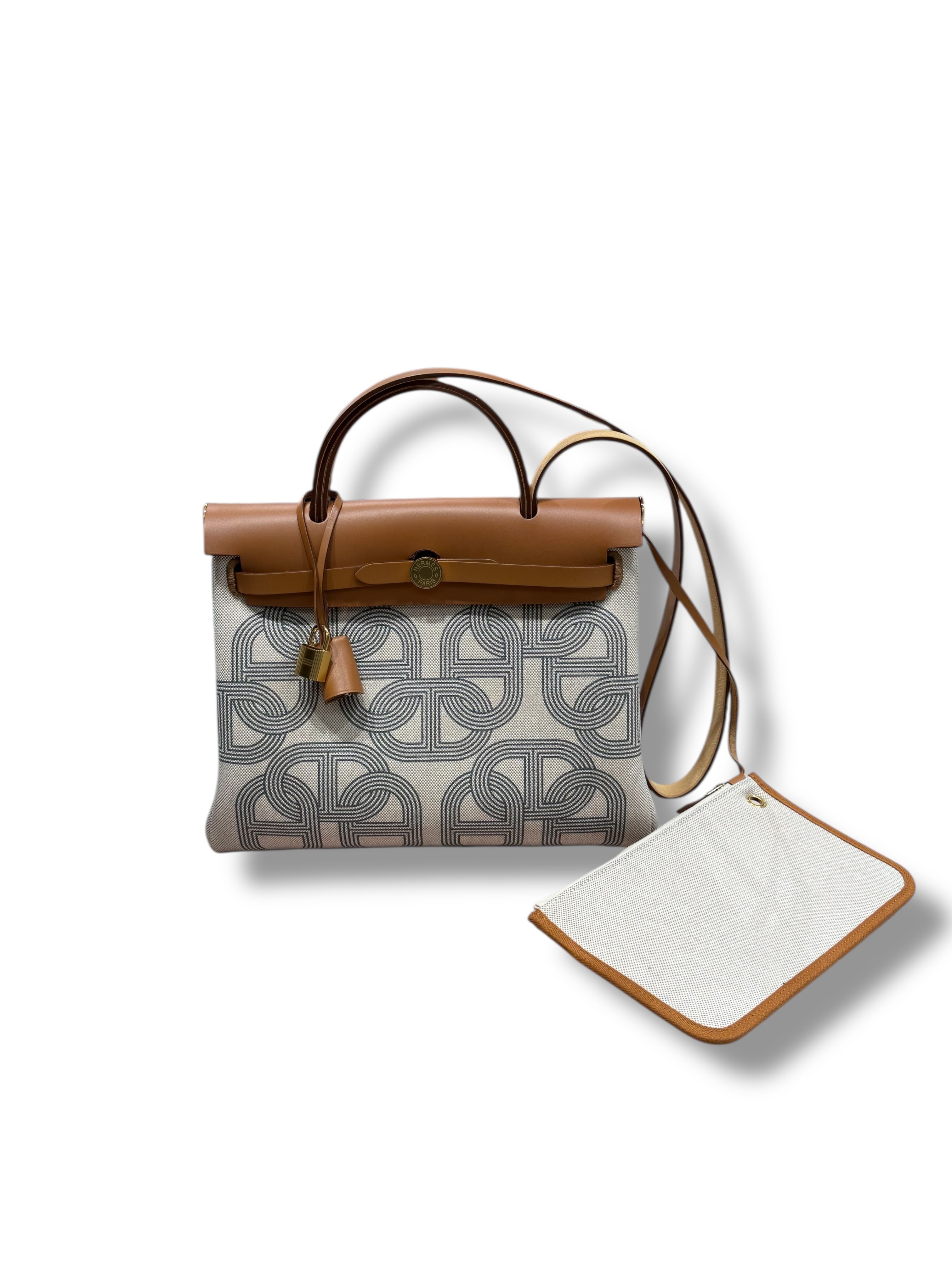 Hermès - Sac Herbag Zip 31 Chaîne d’ancre