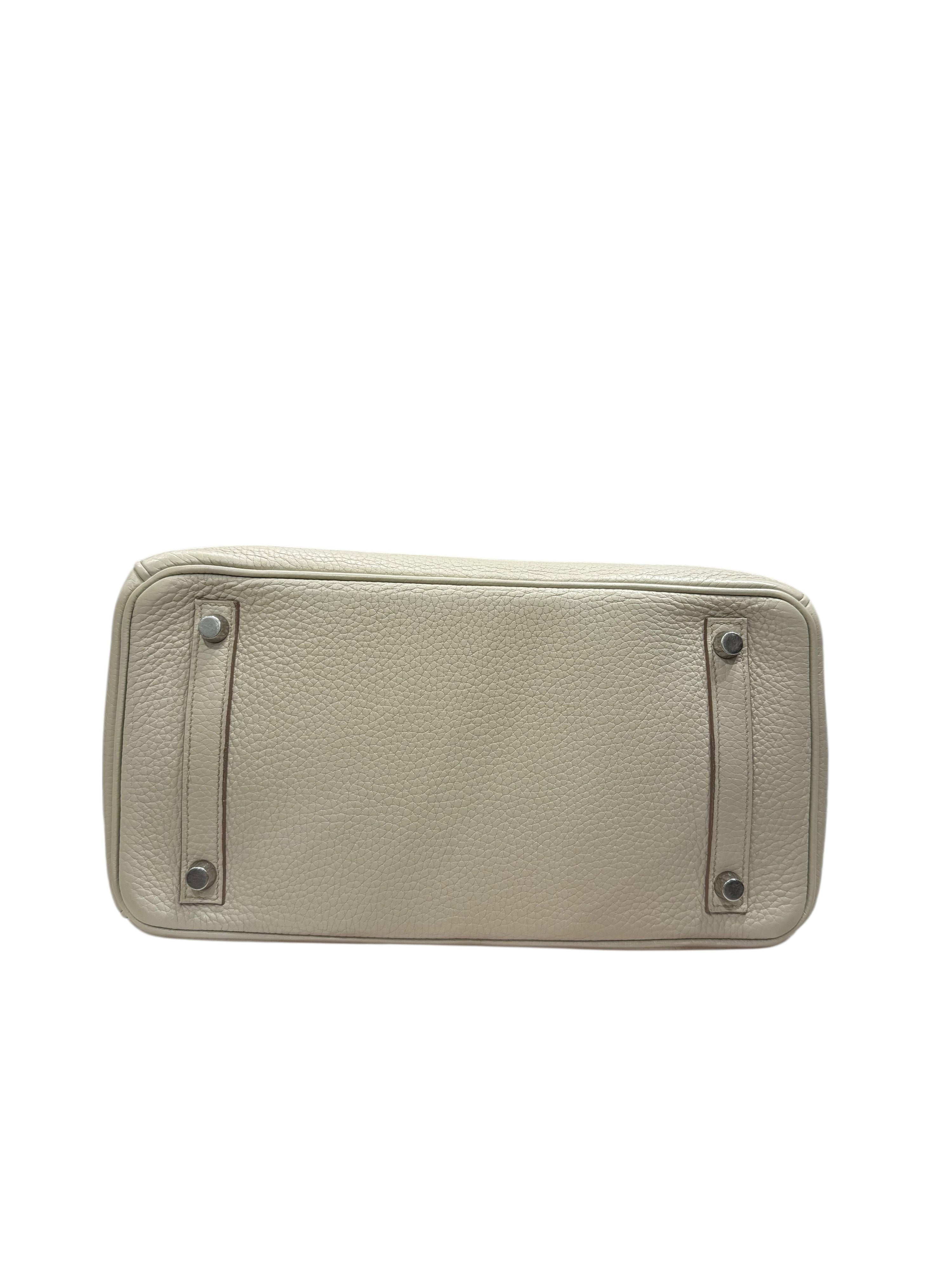 Hermès – Borsa Birkin 30 in Taurillon Clémence Béton (2017)
