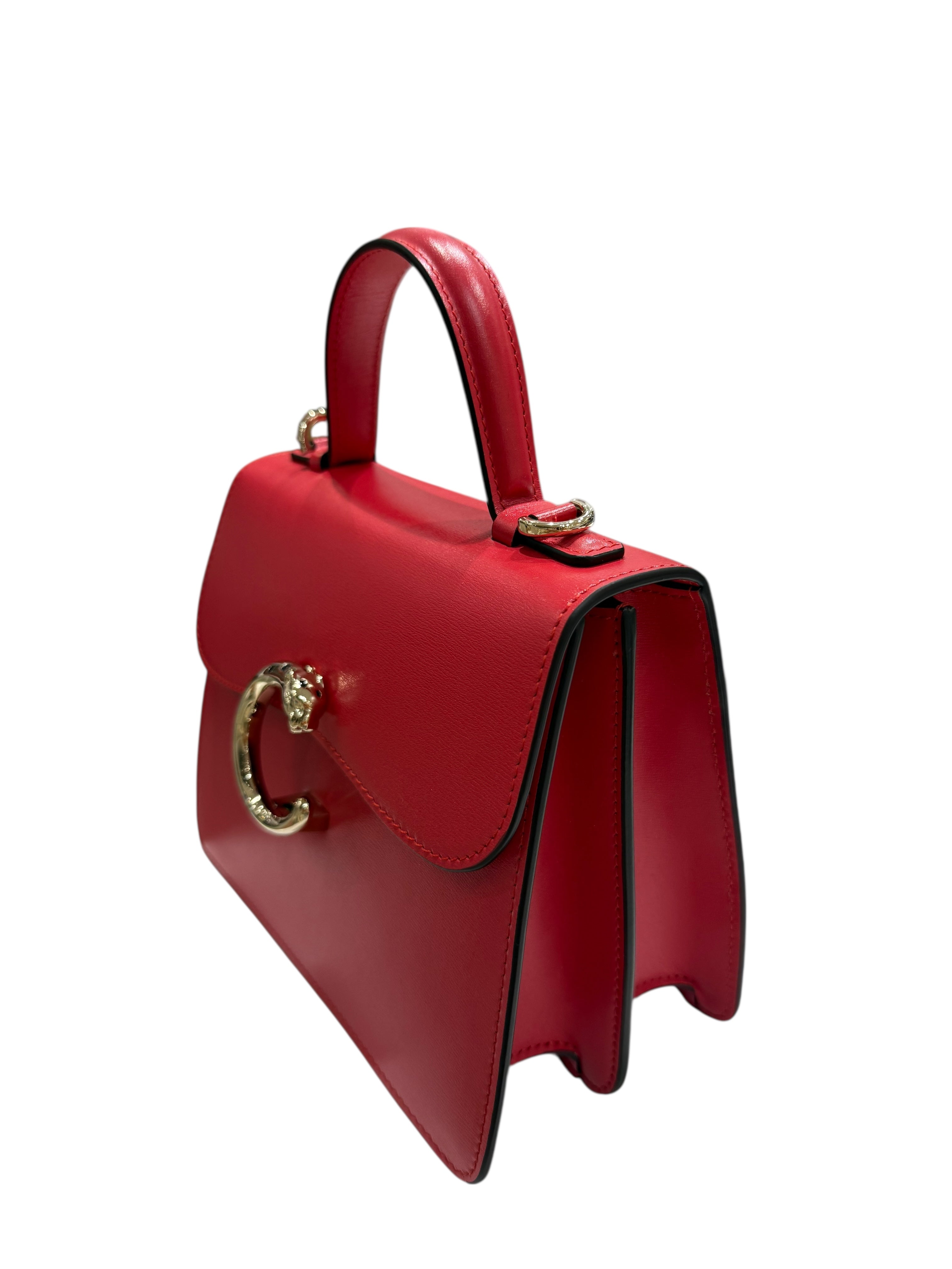 Cartier - Sac mini top handle panthère de Cartier popp