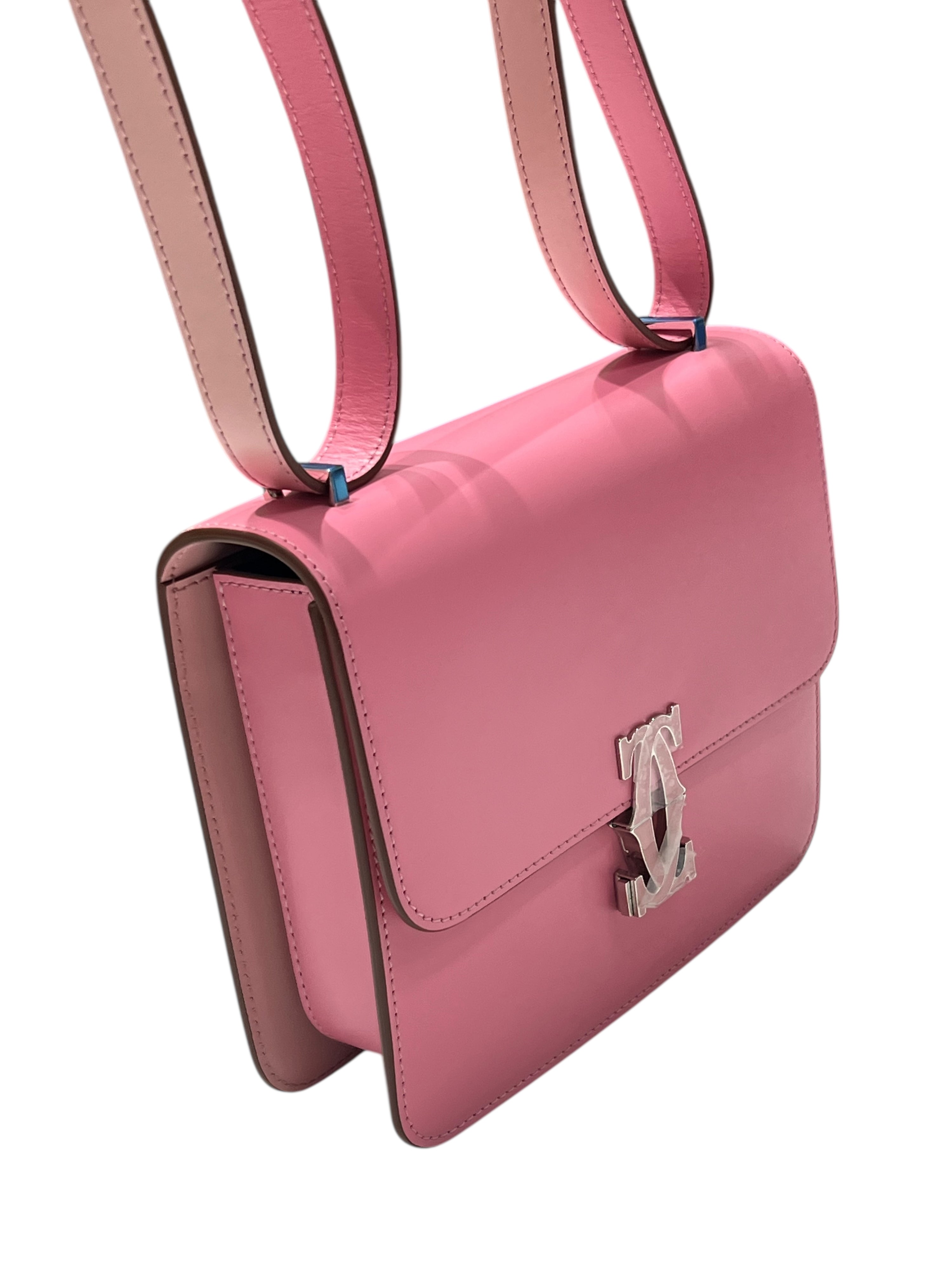 Cartier - Borsa Double C in pelle rosa