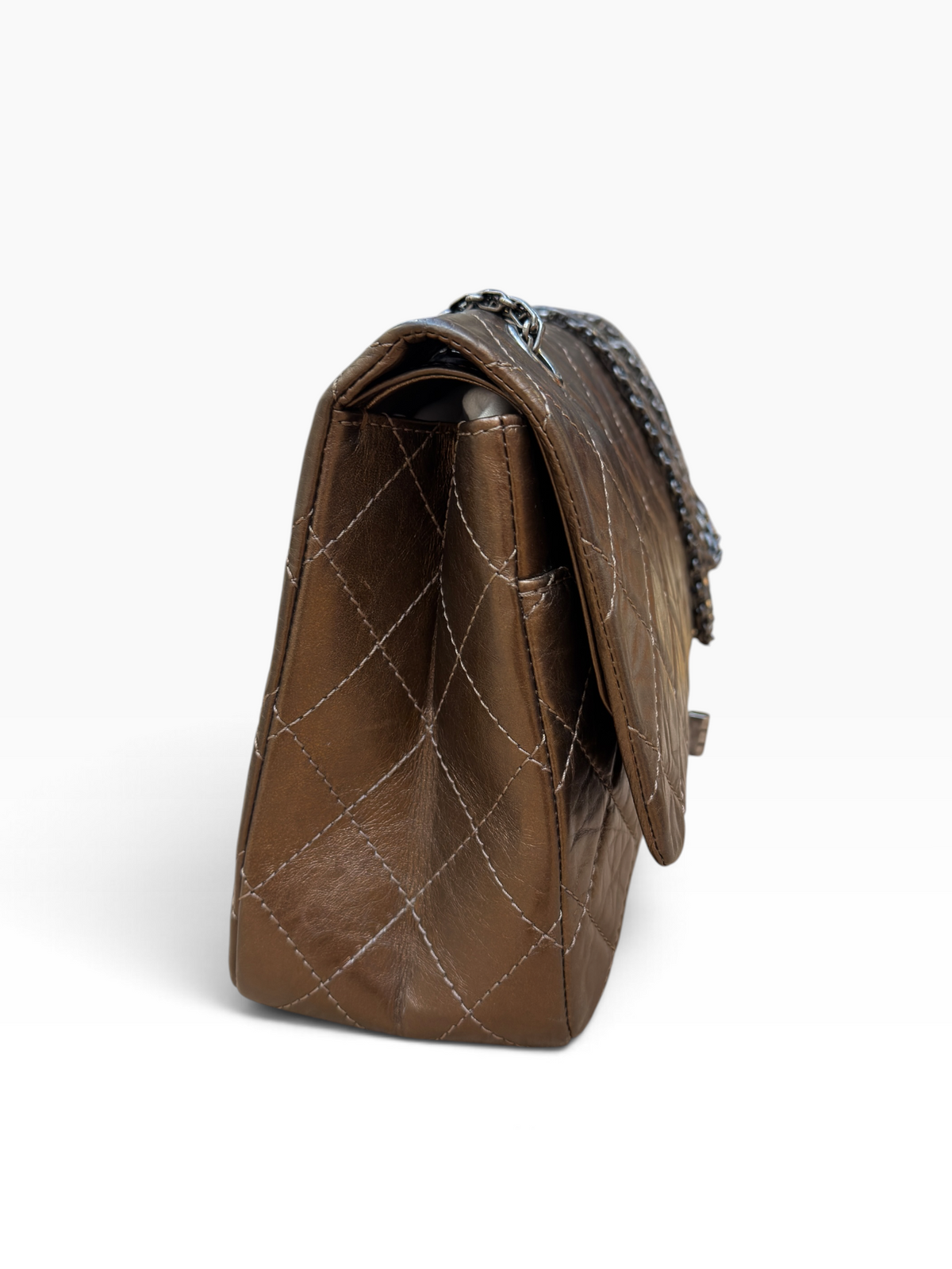 Chanel - Sac 2.55 Bronze