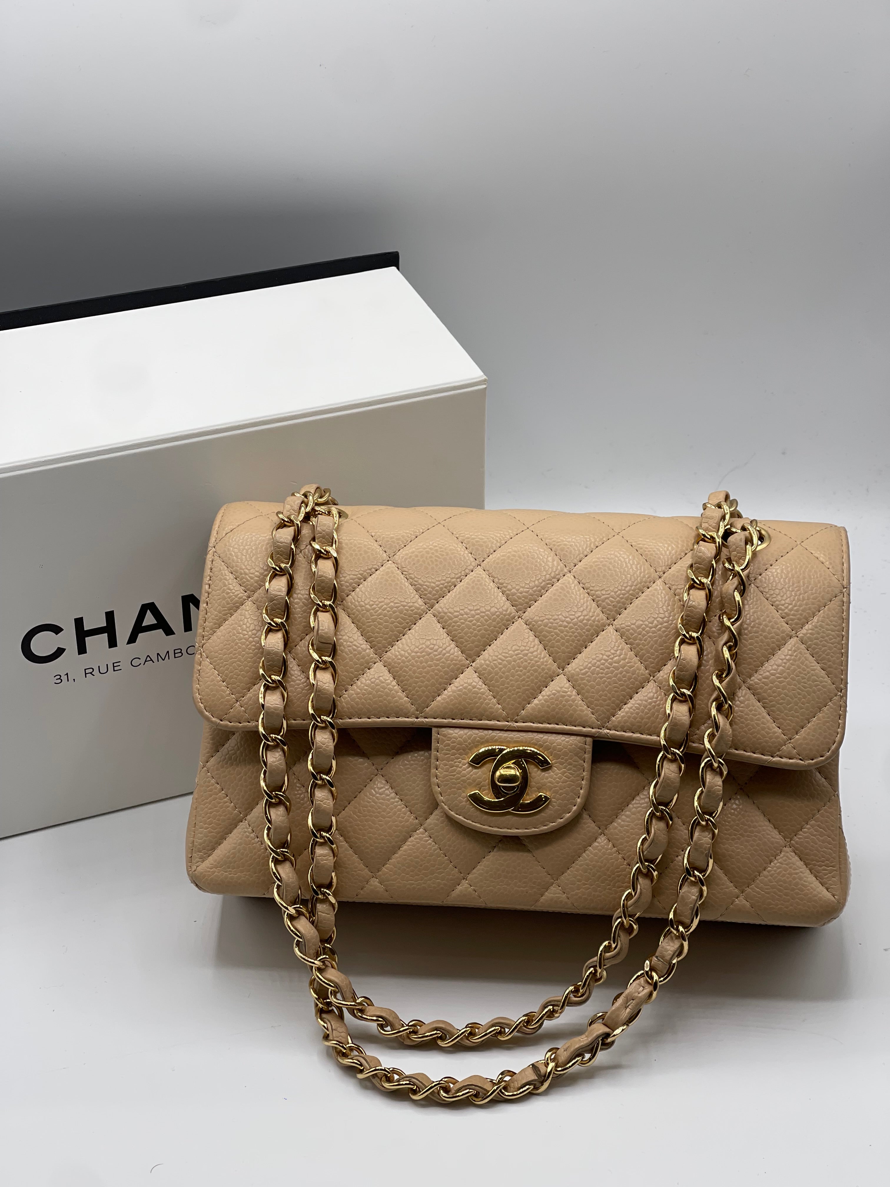 Chanel - Borsa Mini Timeless 23 beige