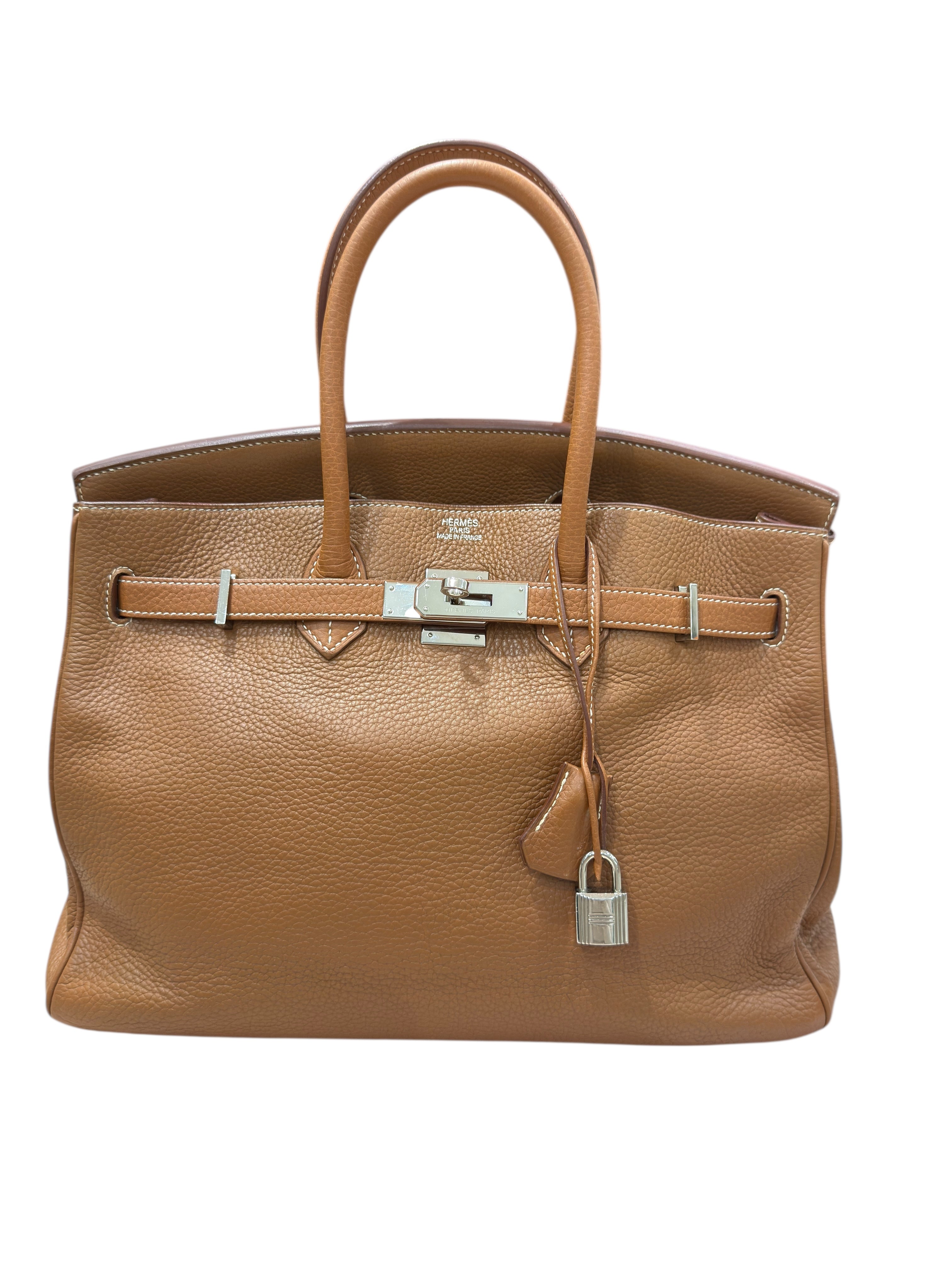 Hermès - Sac Birkin 35 Gold cuir Togo PHW
