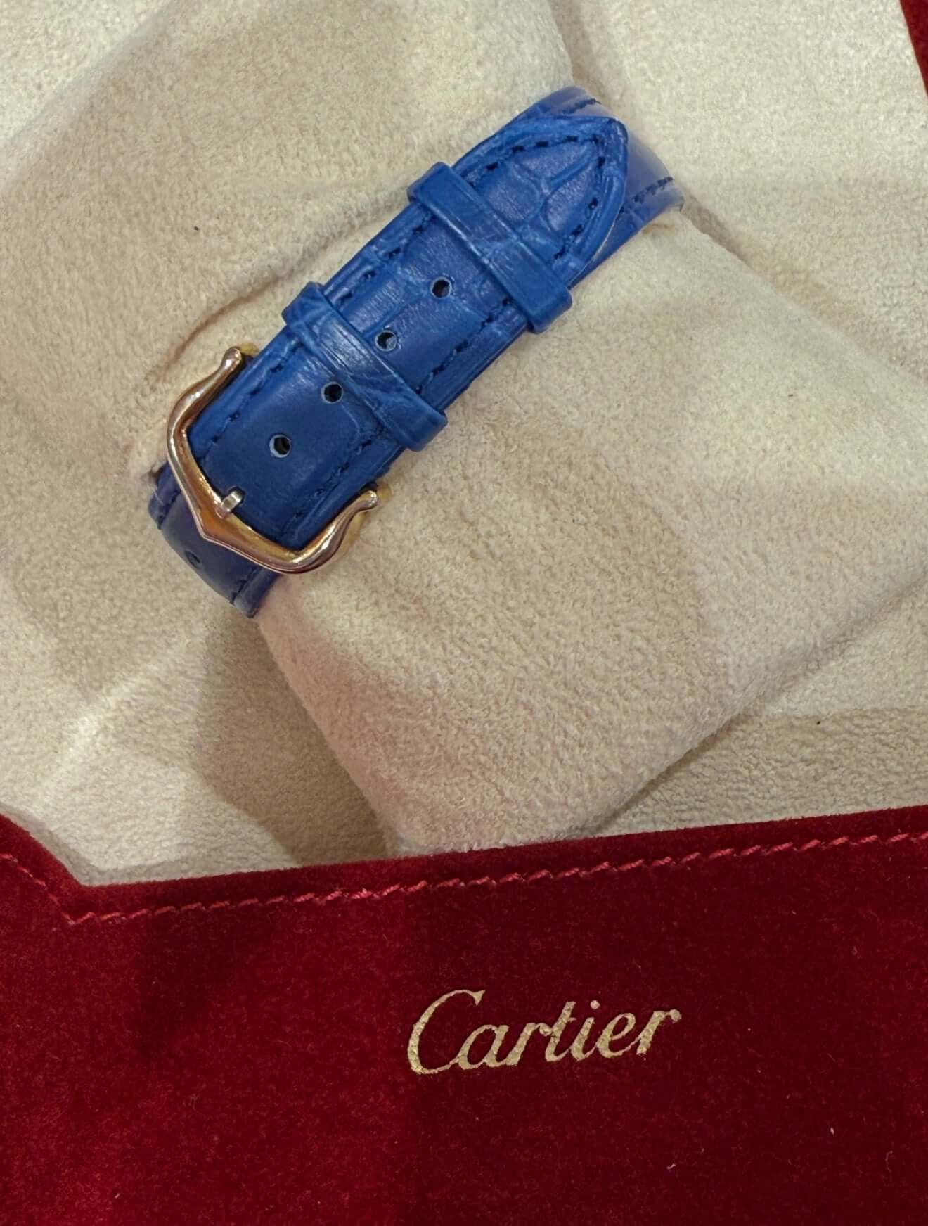Cartier – Montre Must Tank Vermeil PM cadran ivoire