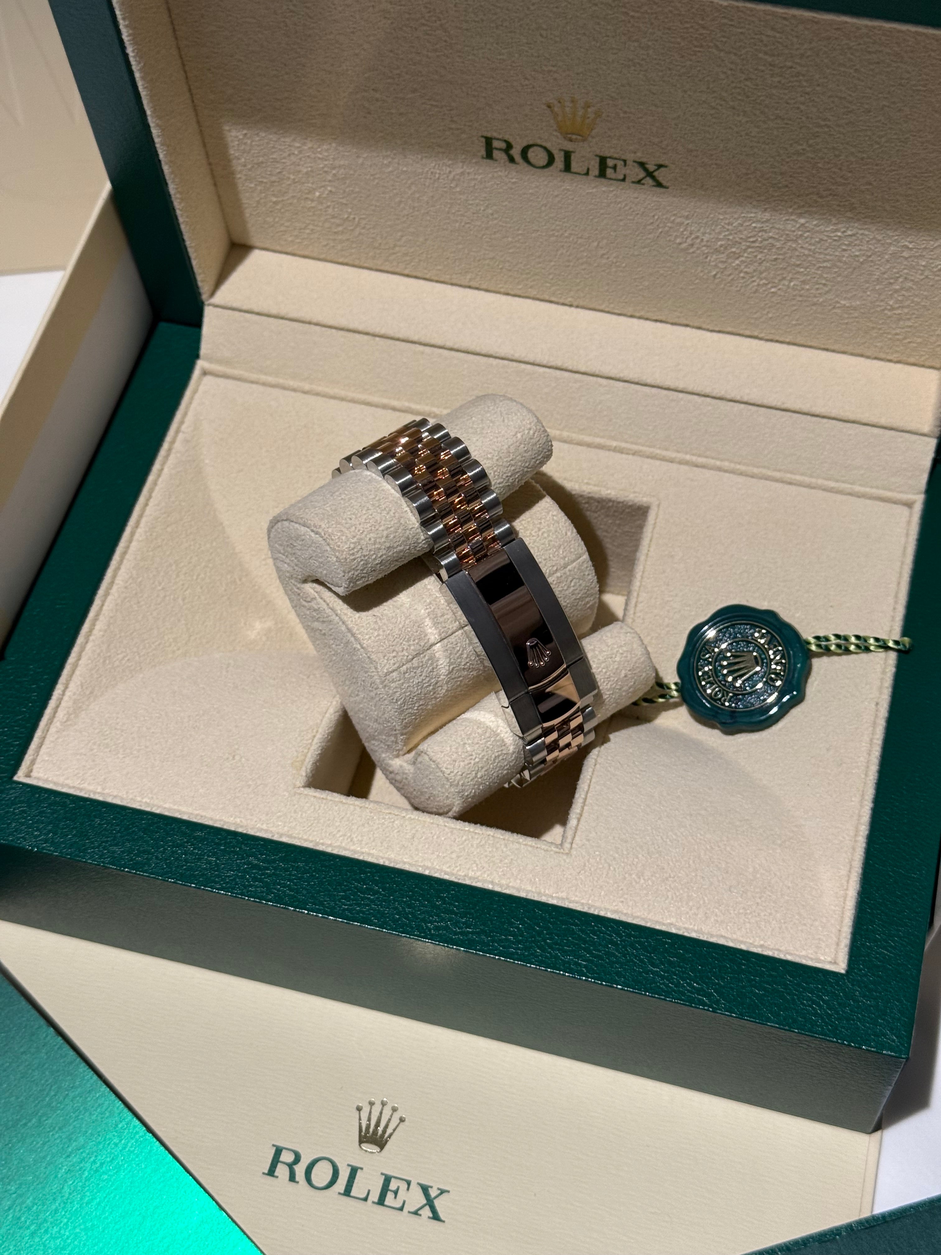 Rolex - Datejust 36mm Cannelée Or rose et jubilee