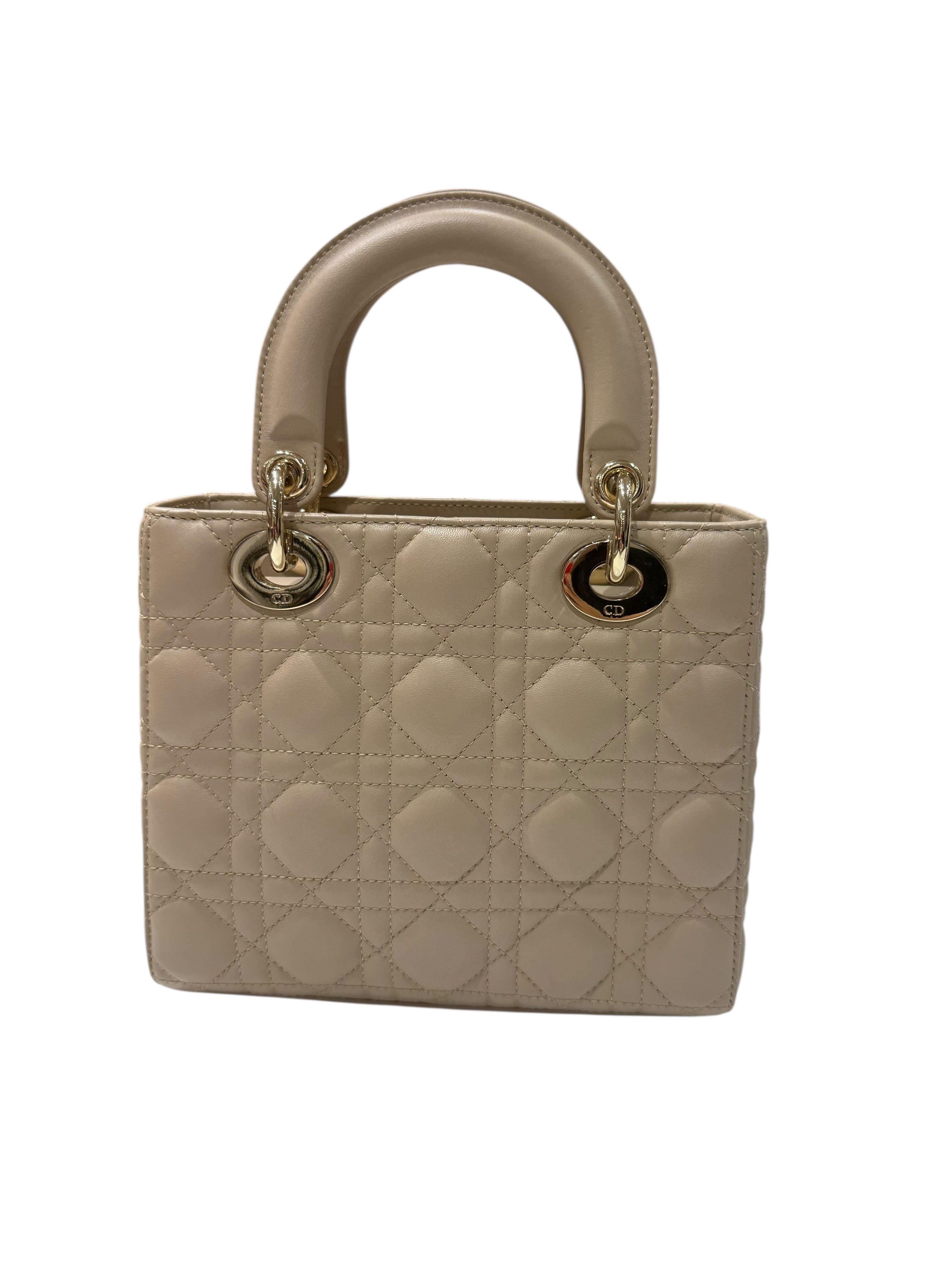 Christian Dior - Sac Lady Dior small ABC beige