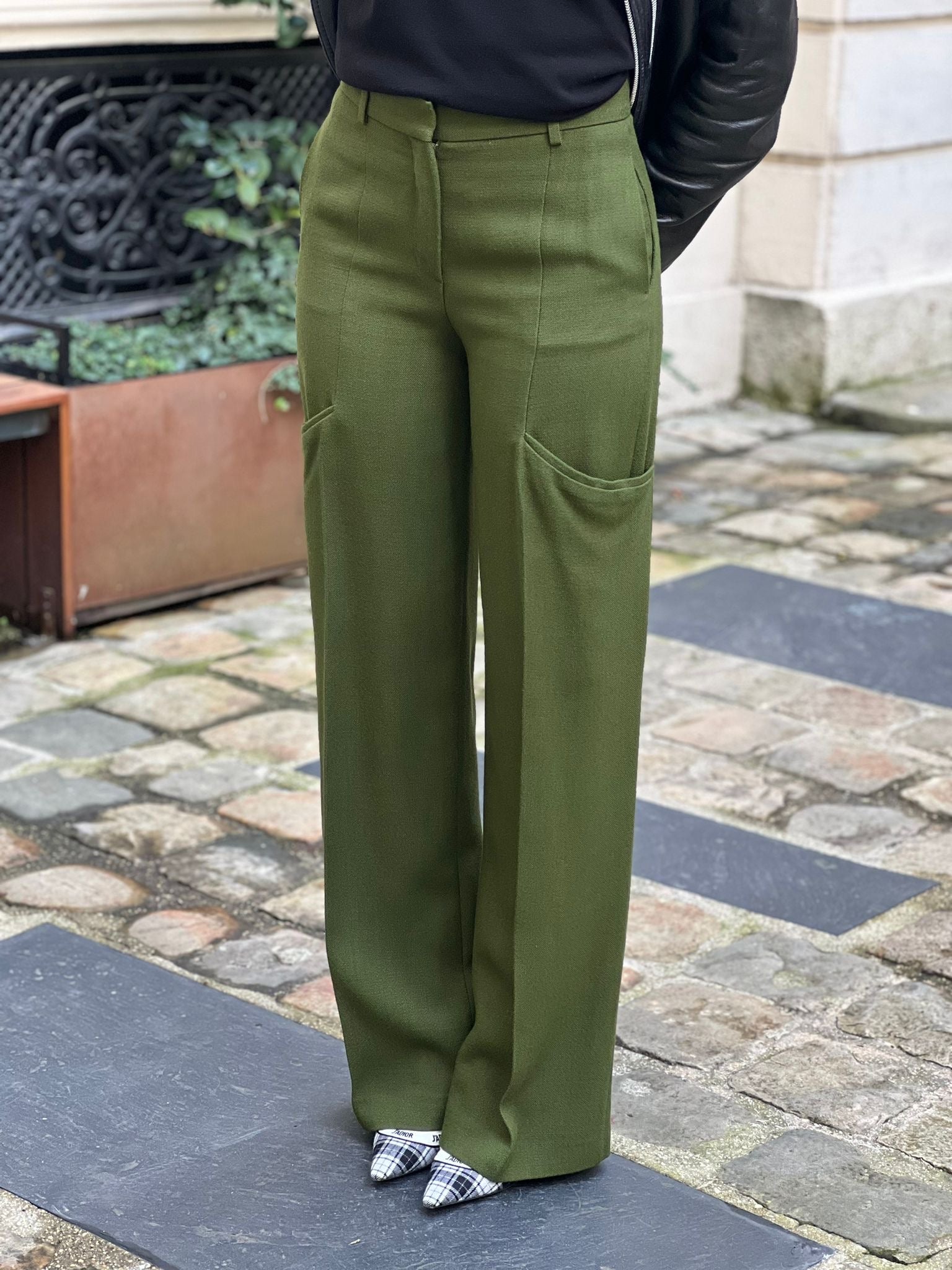 Jacquemus - Pantalon vert T34