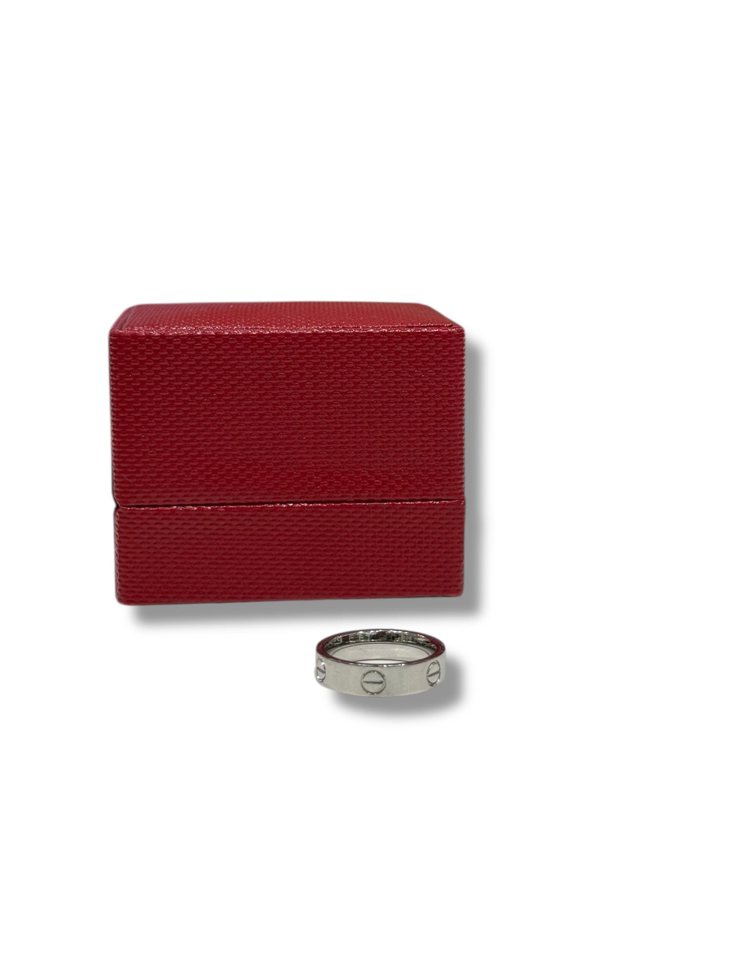 Cartier - Bague Love Classique Or gris t.51