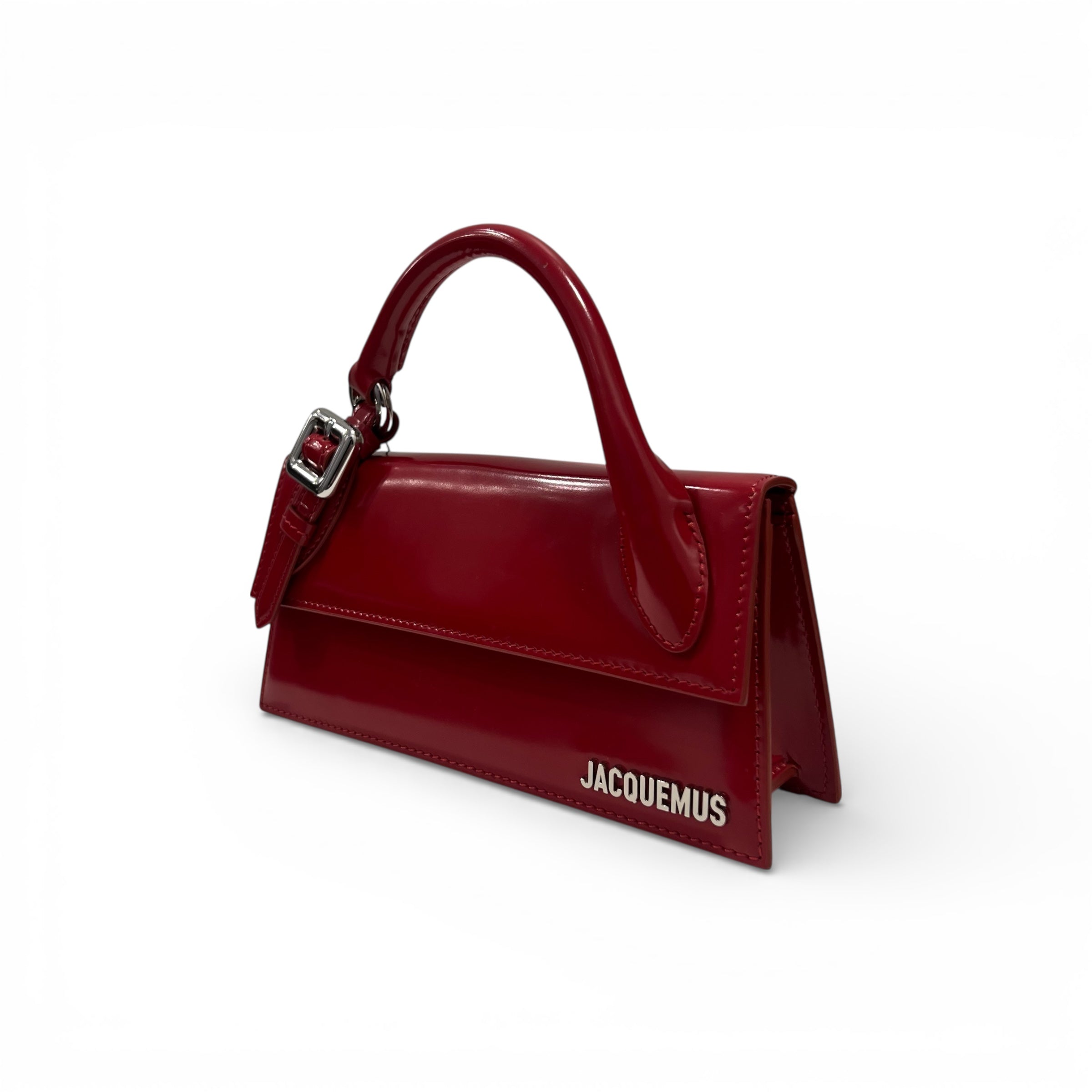 Jacquemus - Sac Chiquito long rouge vernis