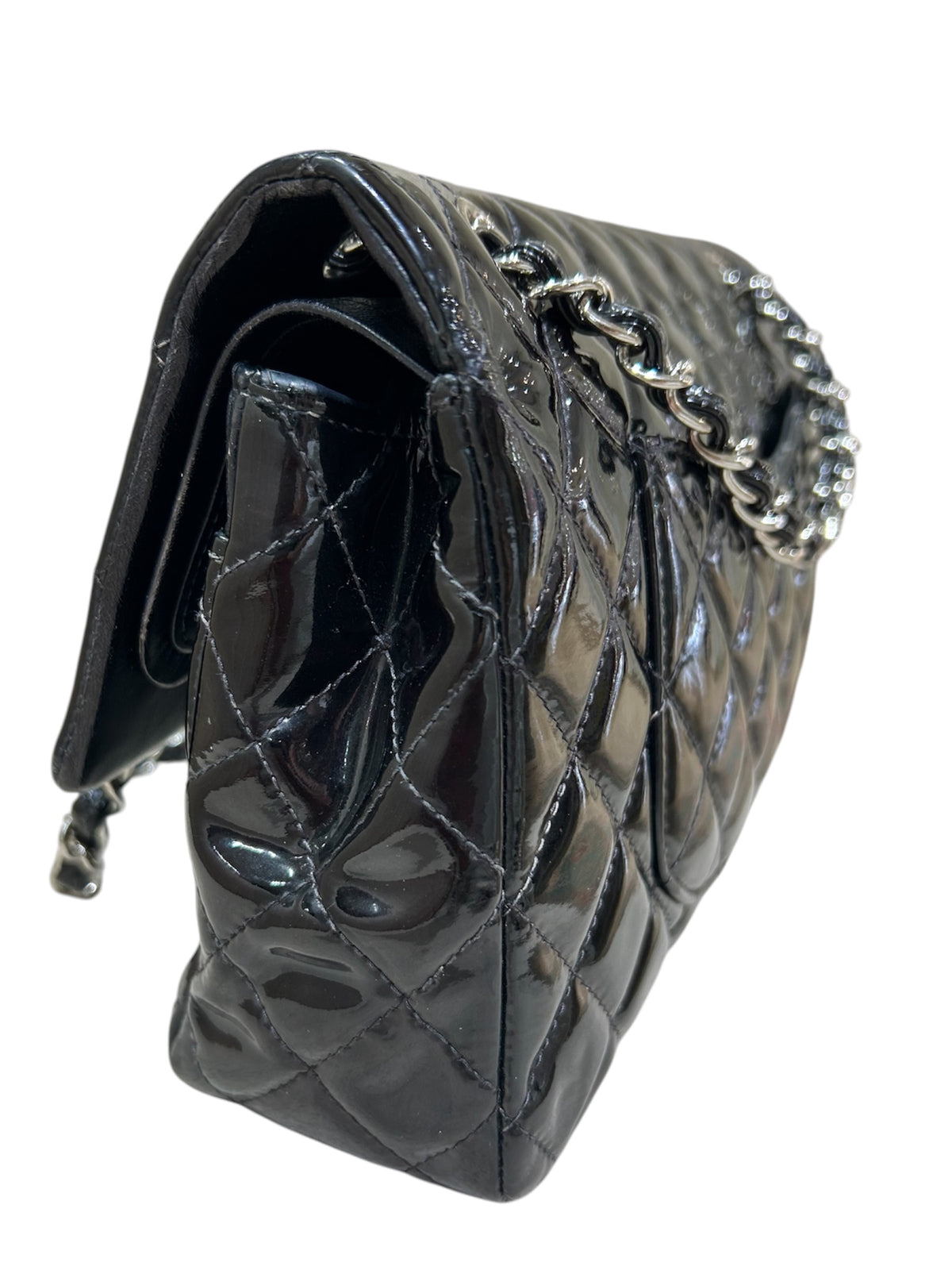 Chanel - Timeless classique noir vernis