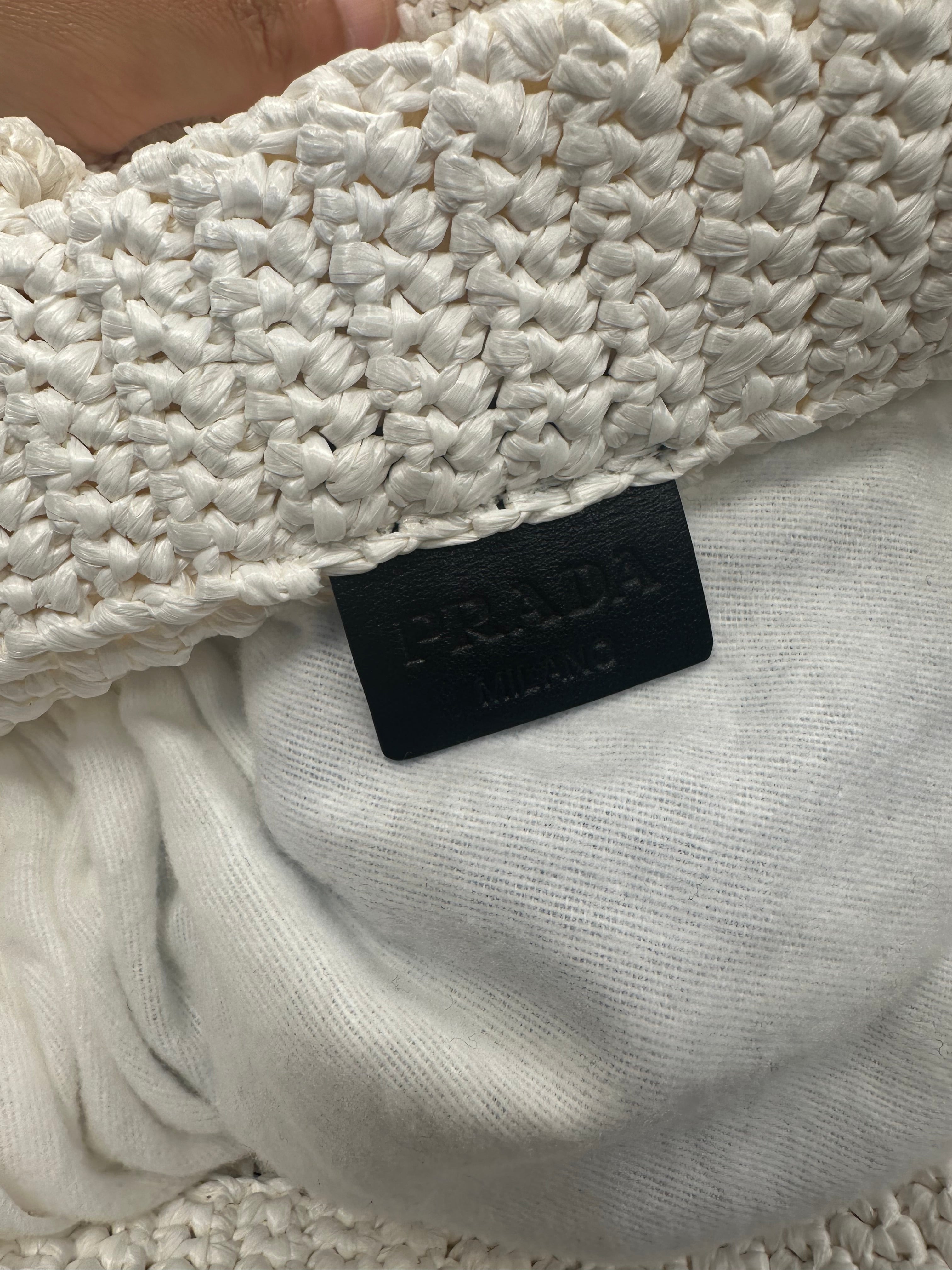 Prada - Sac Tote naturel PM