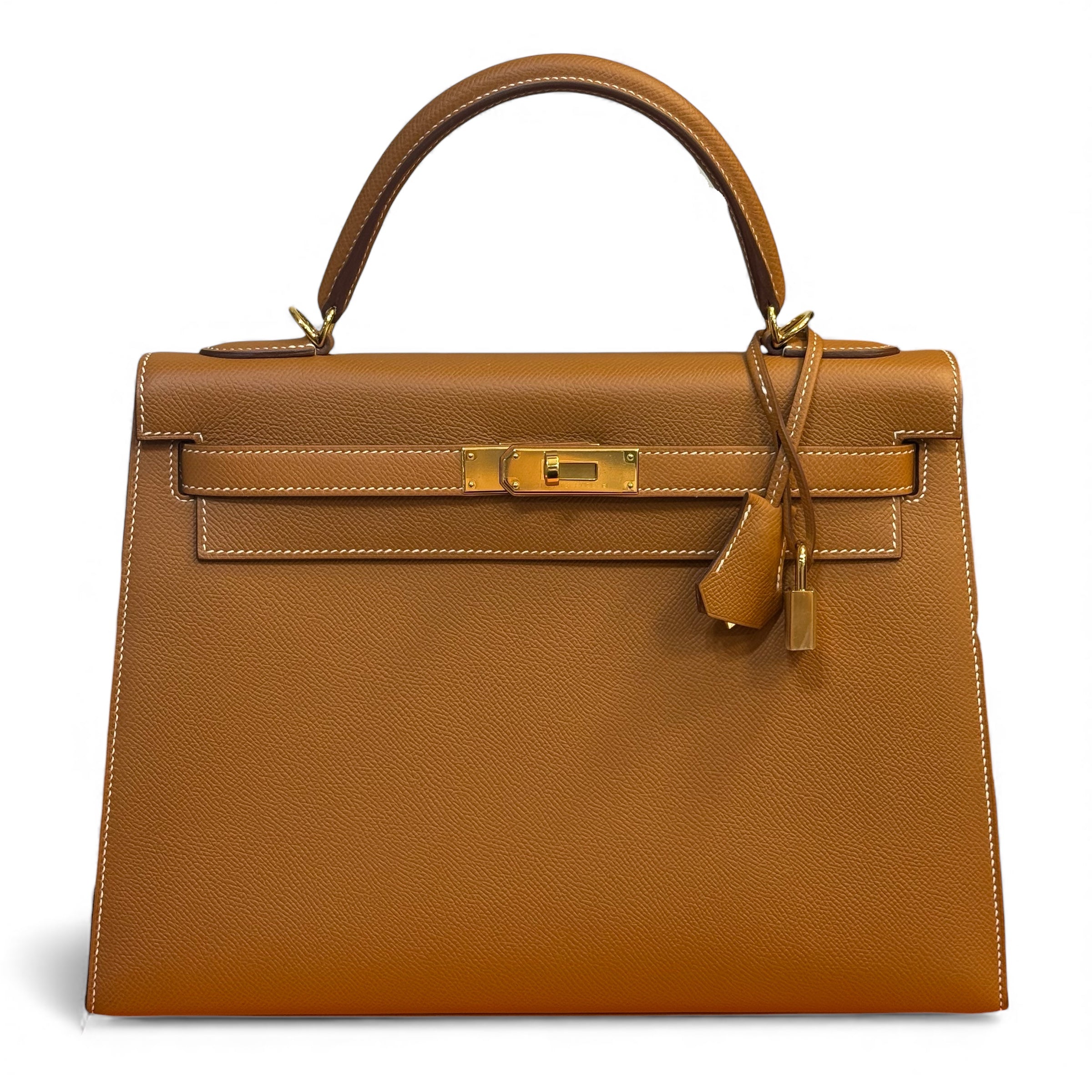 Hermès - Sac Kelly 32 Gold Epsom