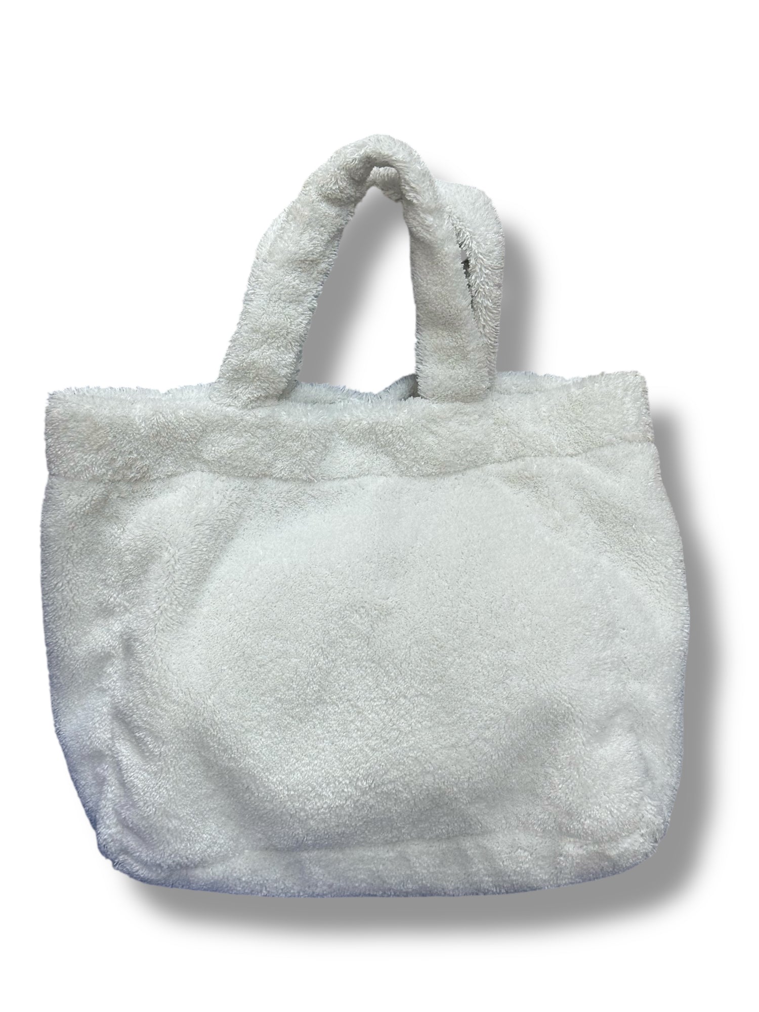 Prada - Sac Cabas blanc éponge GM