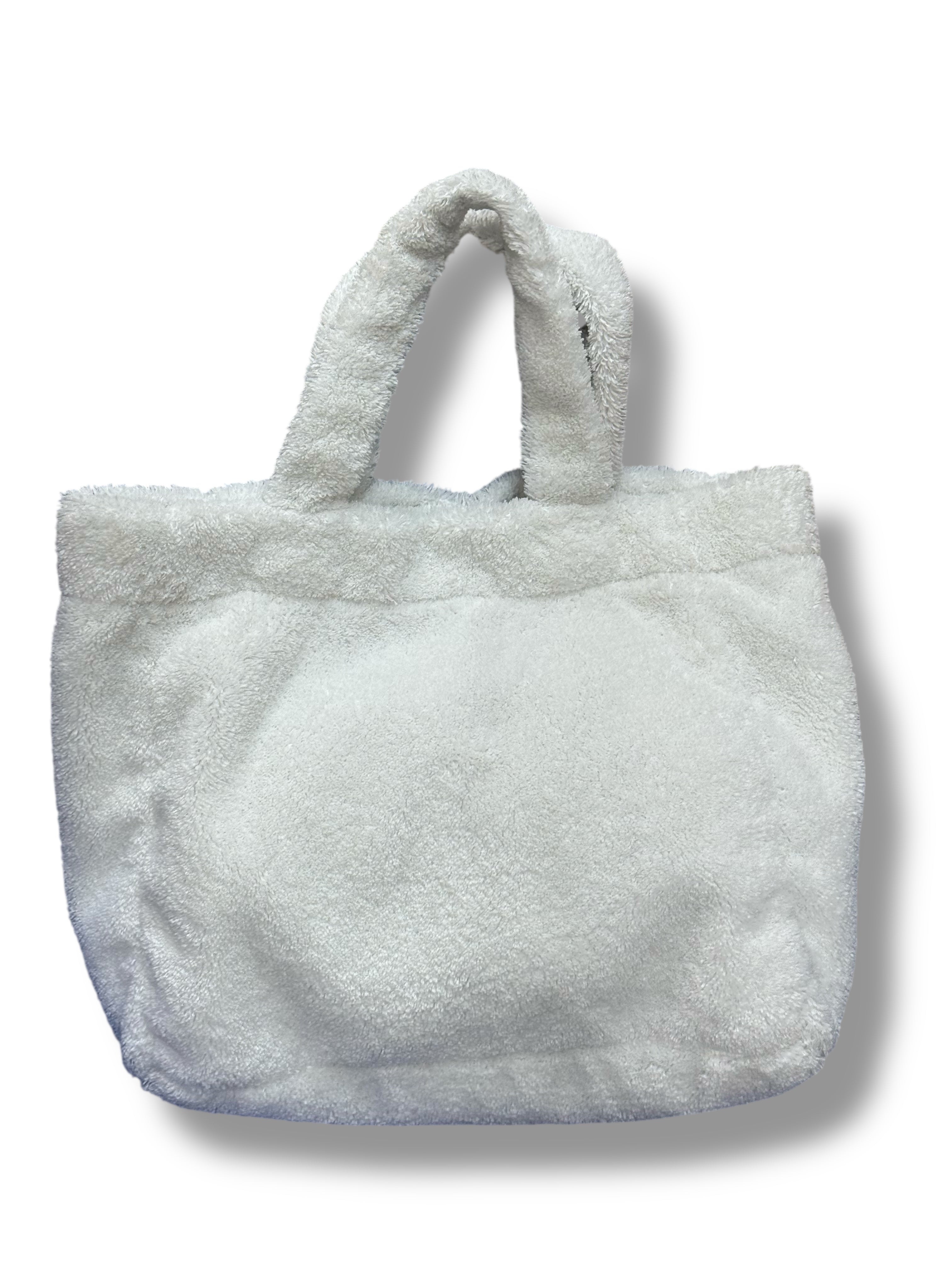 Prada - Sac Cabas blanc éponge GM