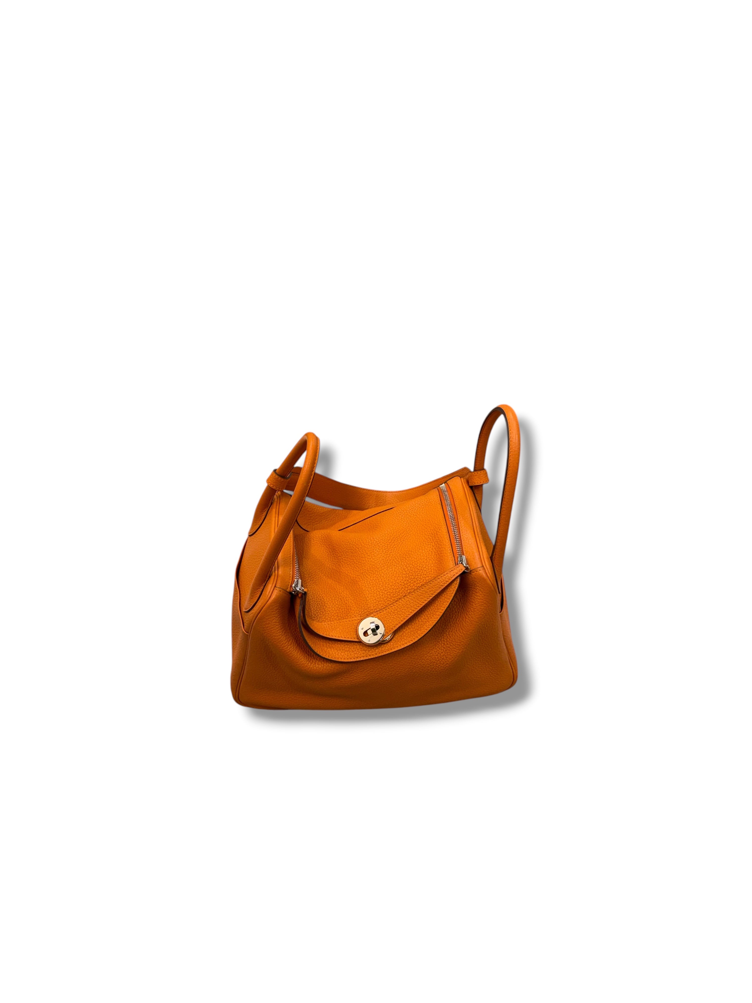 Hermès - Sac Lindy 30 Orange PHW