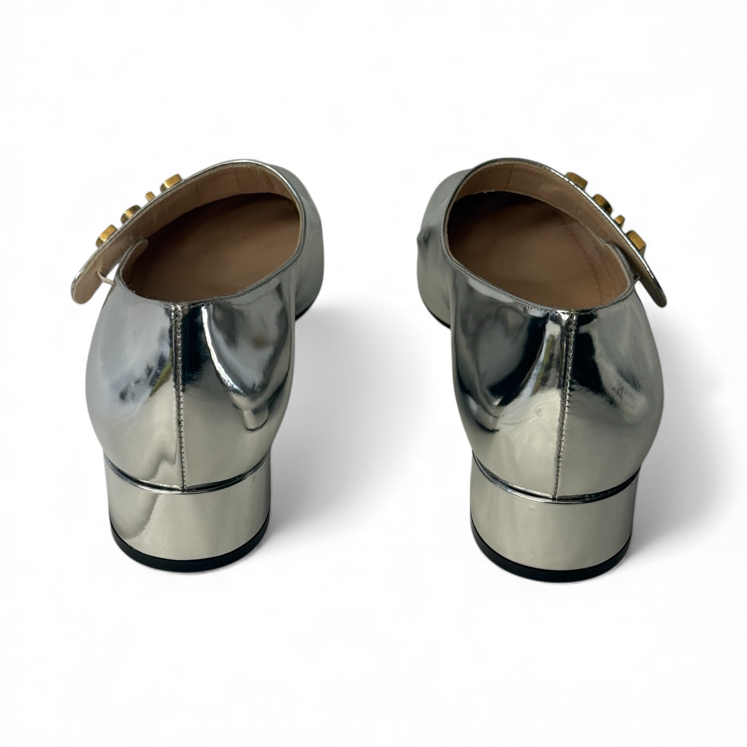Dior - Ballerines argentées T.39