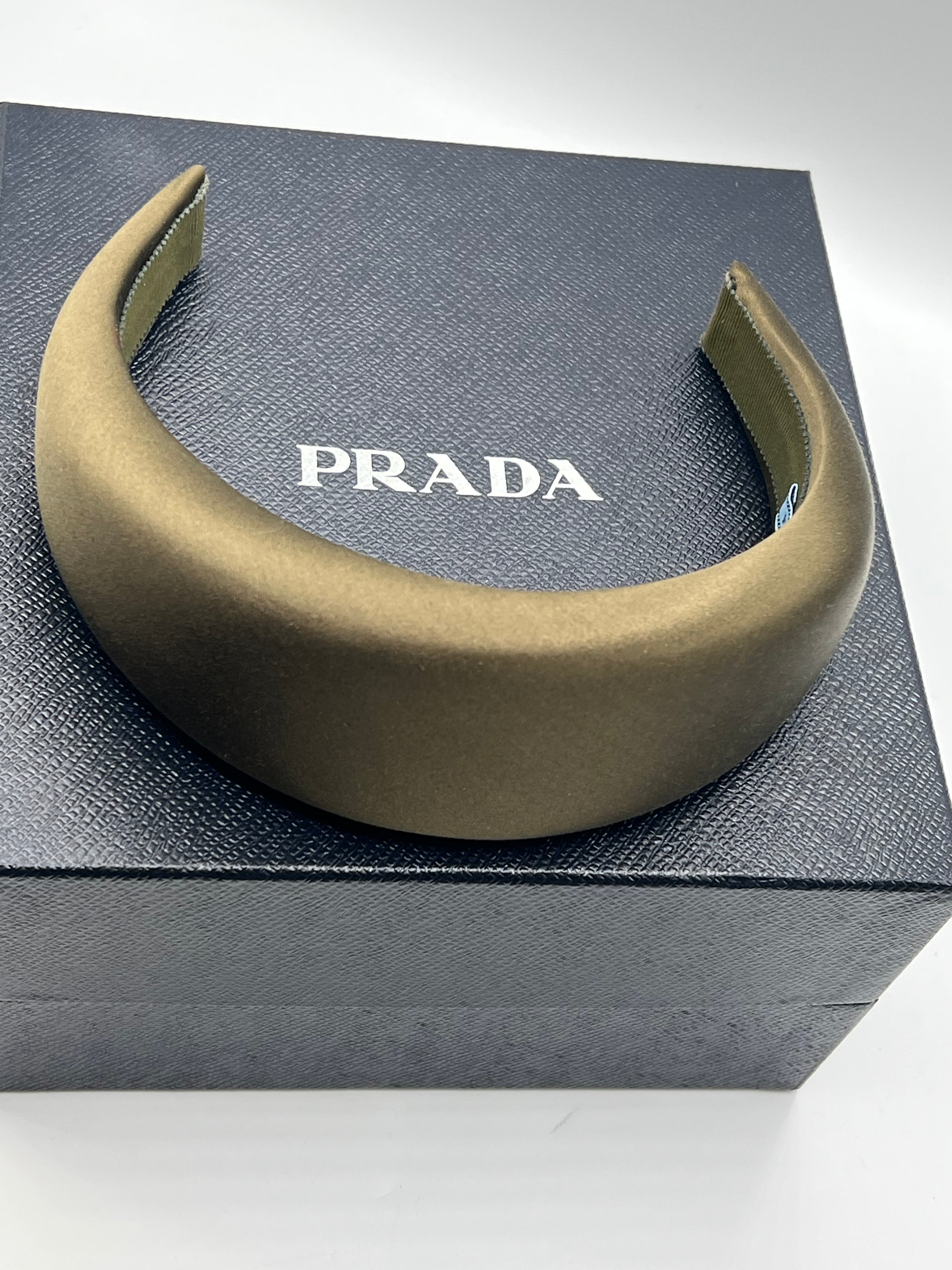 Prada - serre tête kaki