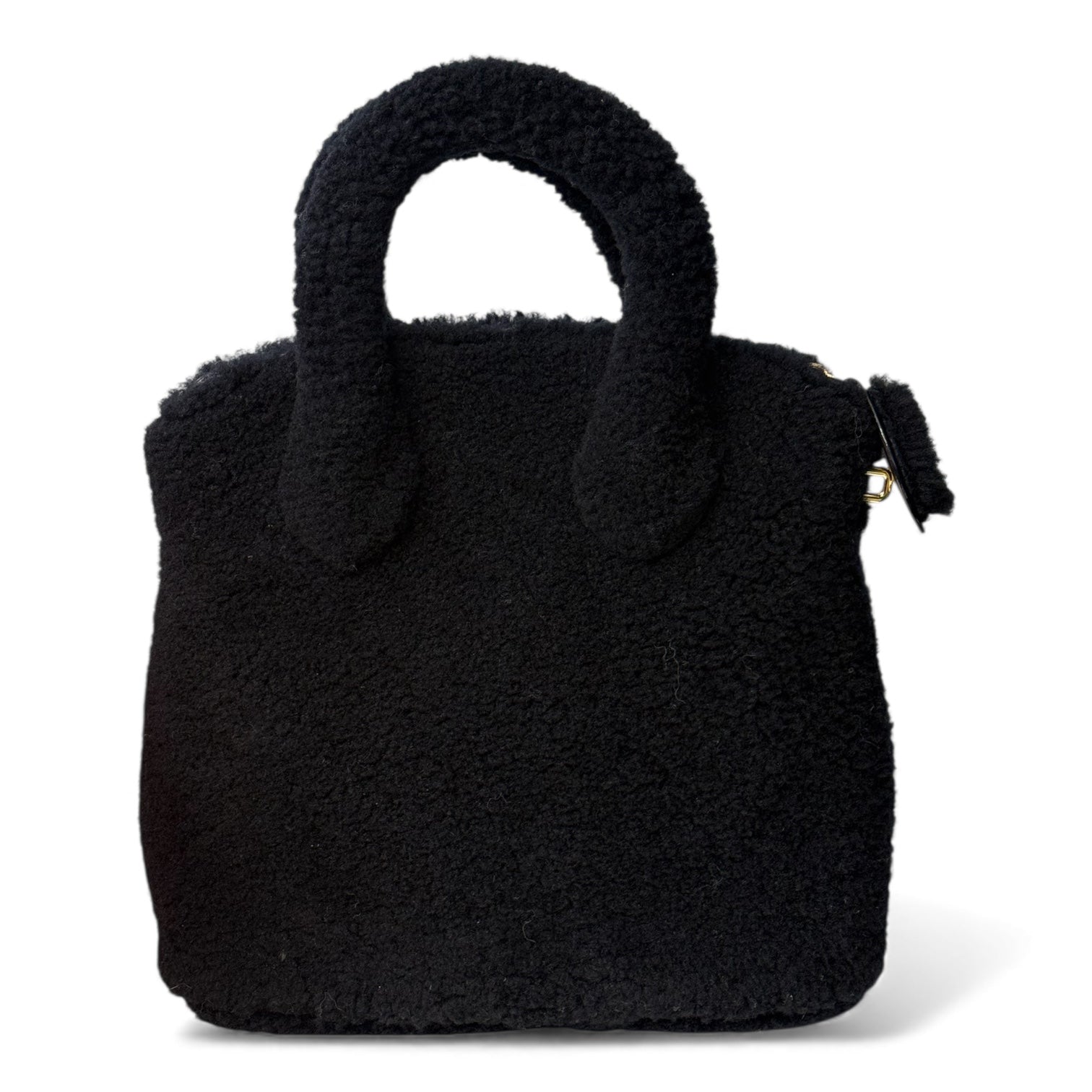 Louis Vuitton - Sac en shearling bleu marine lockit