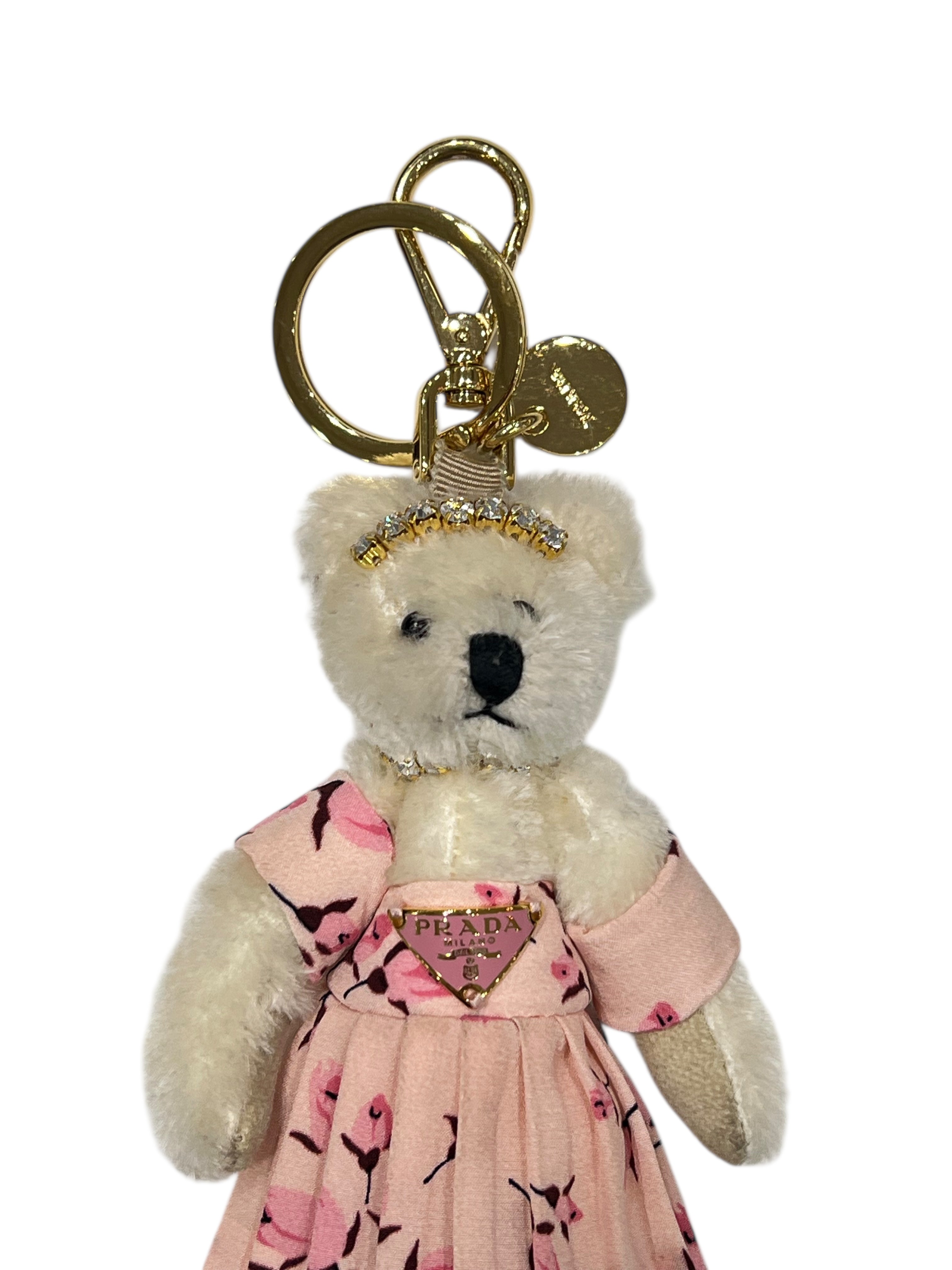 PRADA - porte clefs Teddy rose