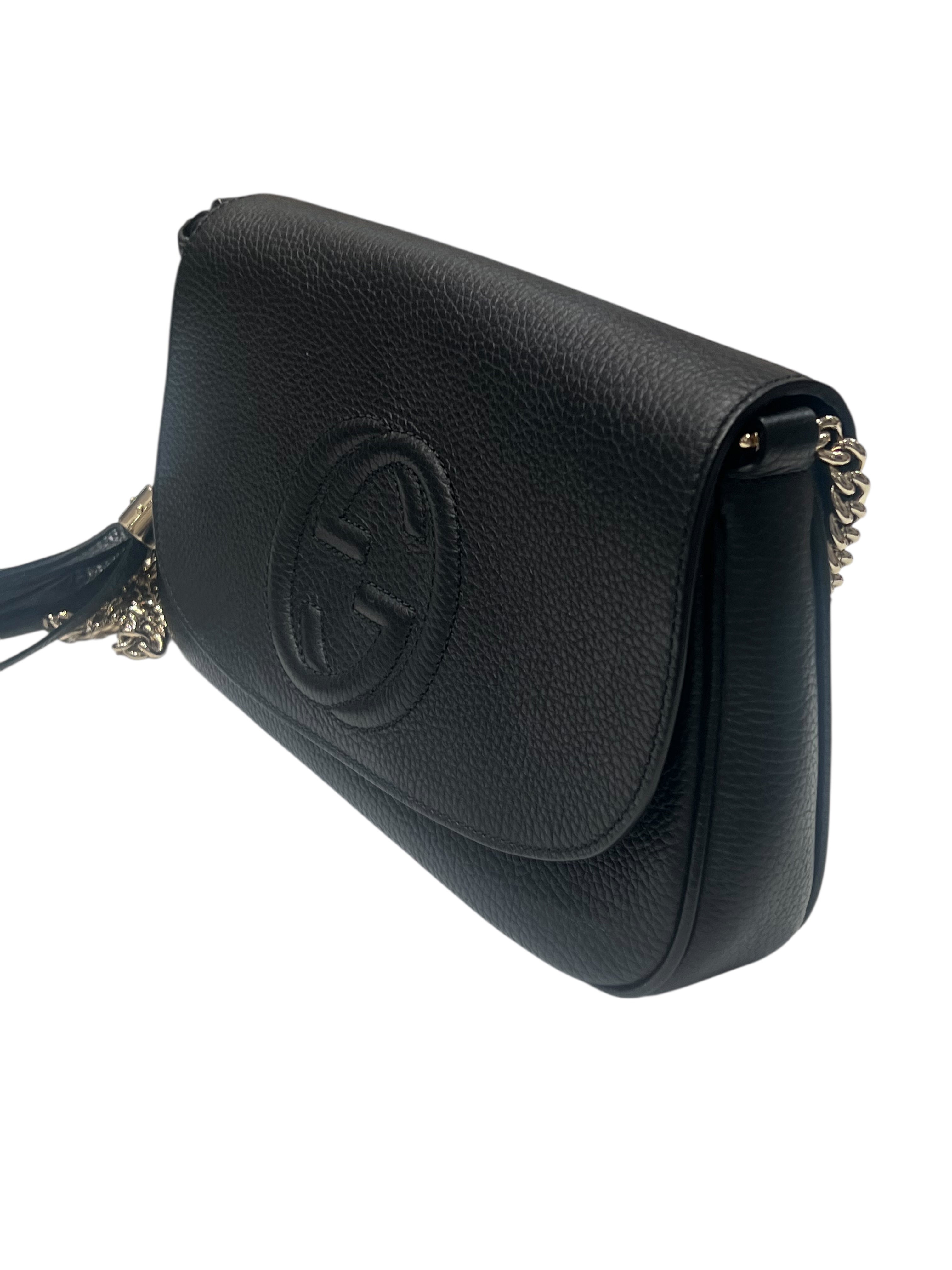 Gucci - sac soho cuir noir