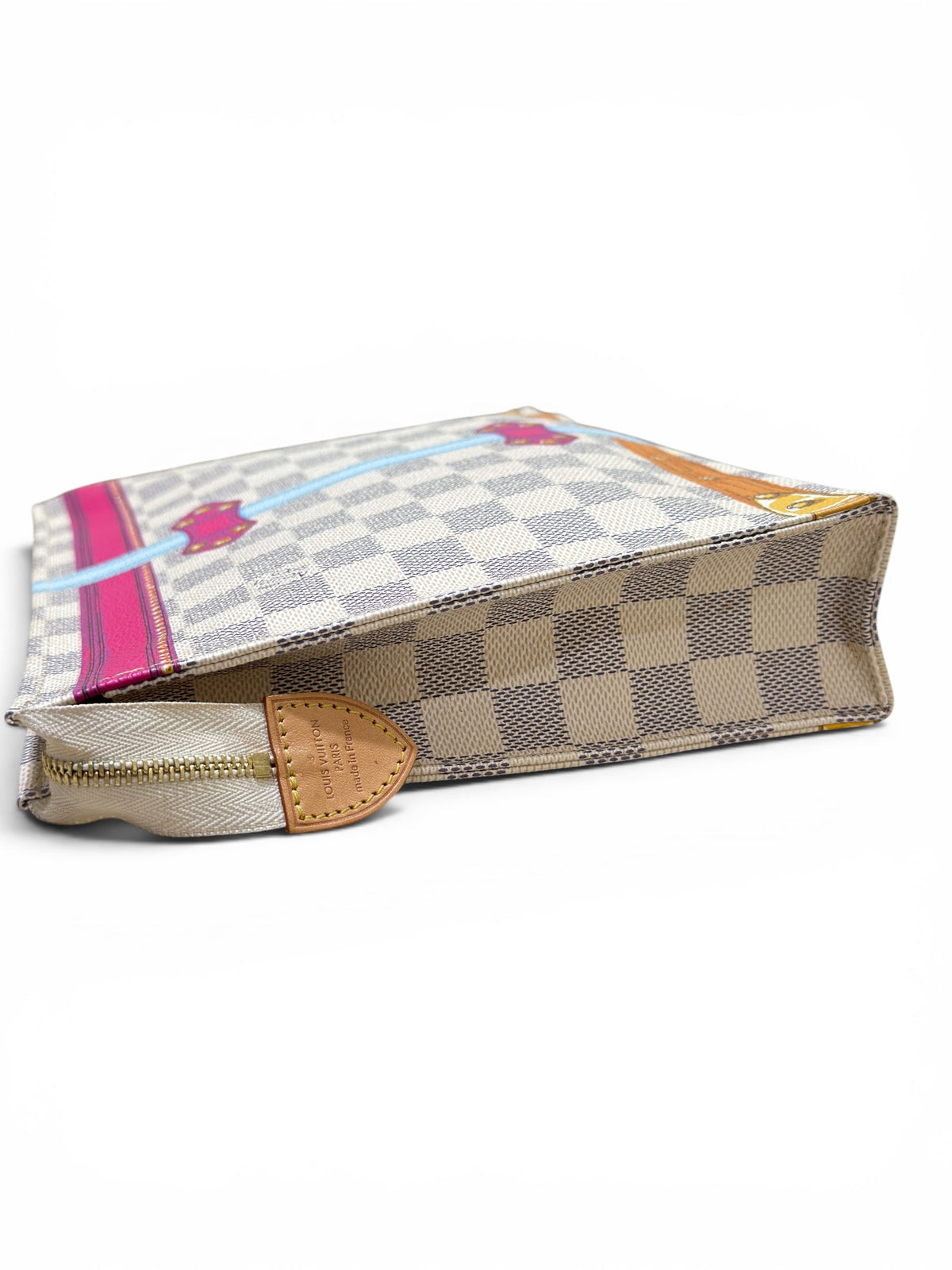 Louis Vuitton - Pochette Damier azur édition spéciale Saint Tropez