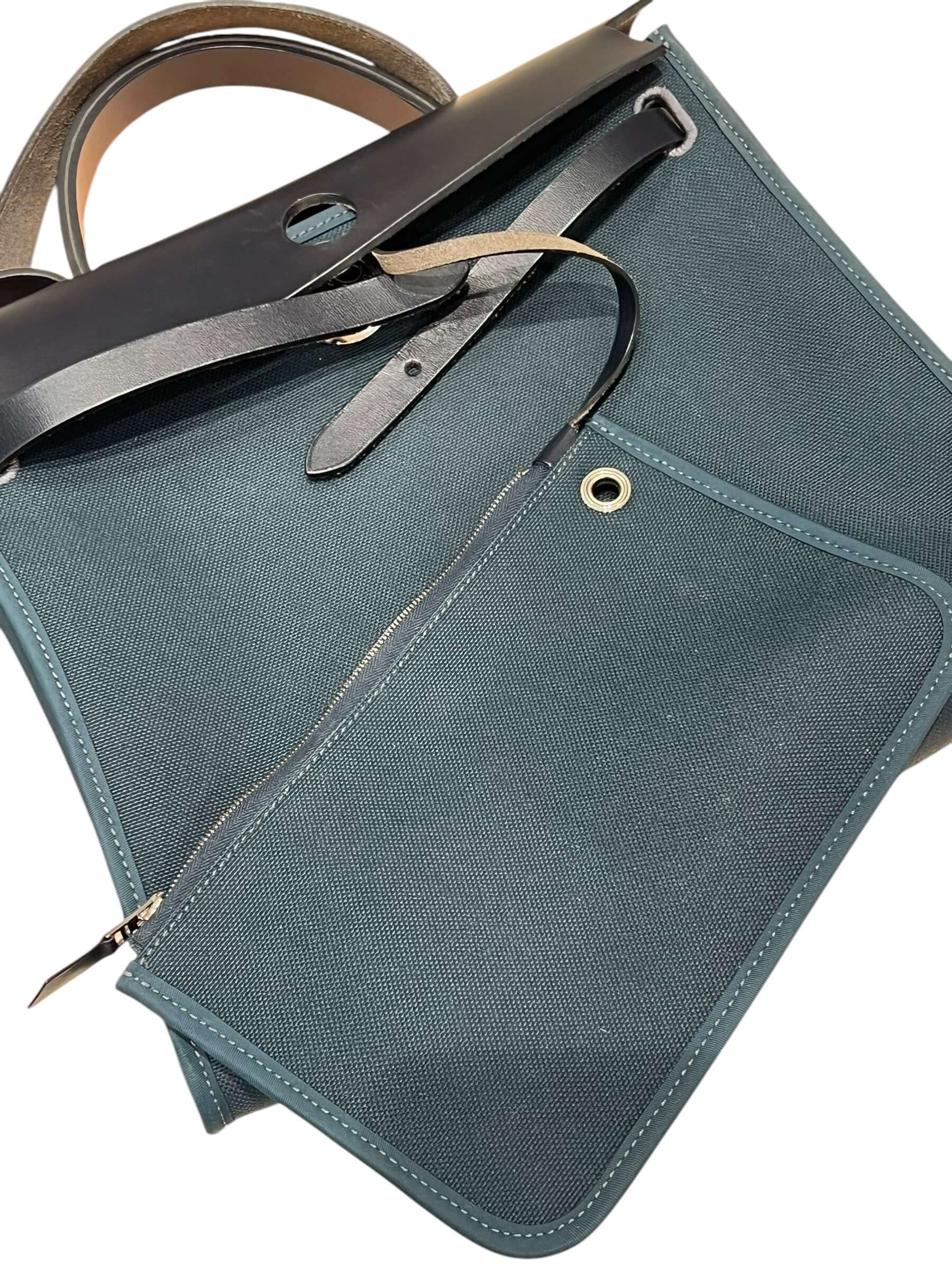 Hermès - Sac Herbag 31 bleu océan et bleu indigo