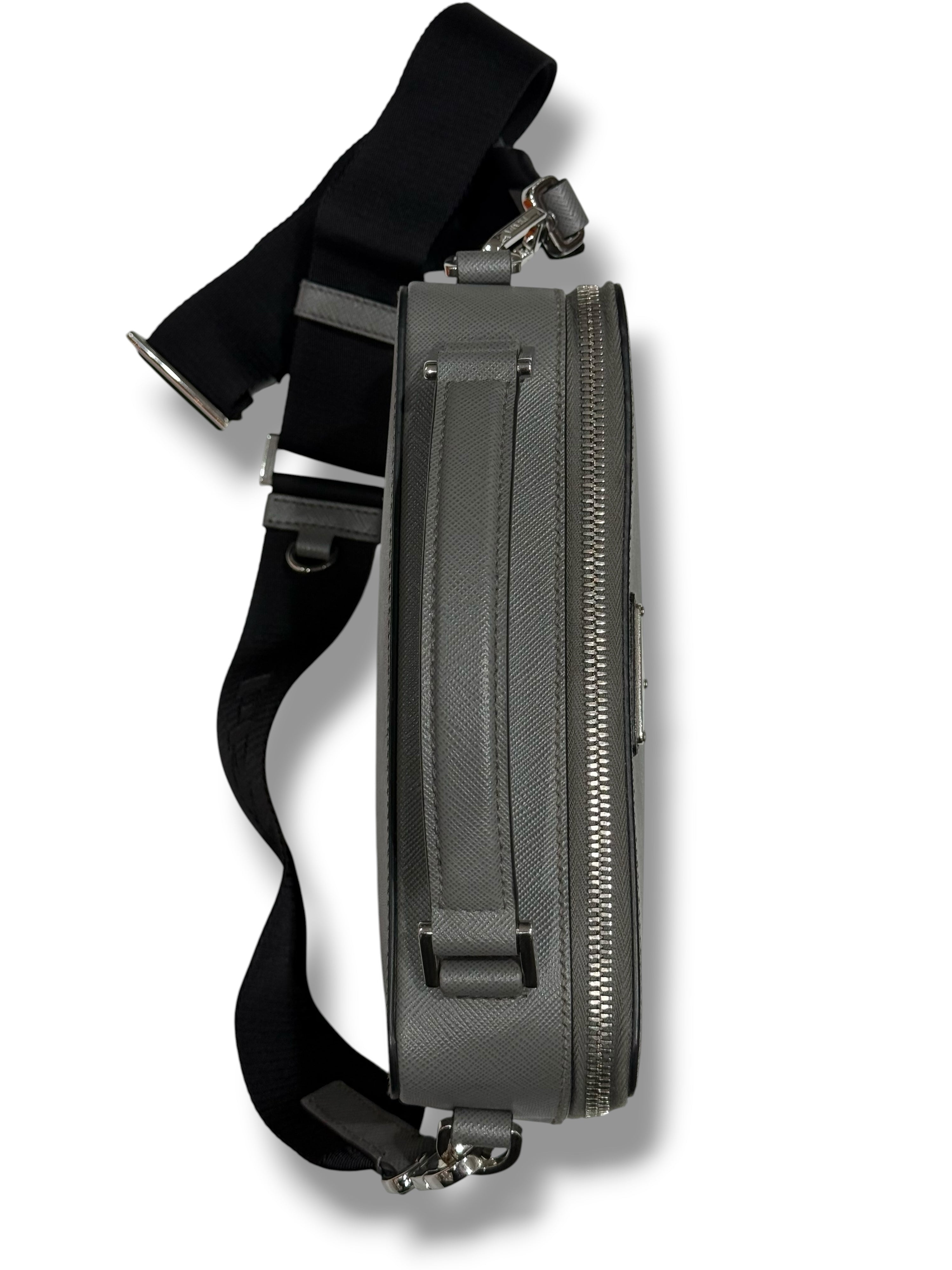 Prada – Brique-Tasche in Marmor-Grau